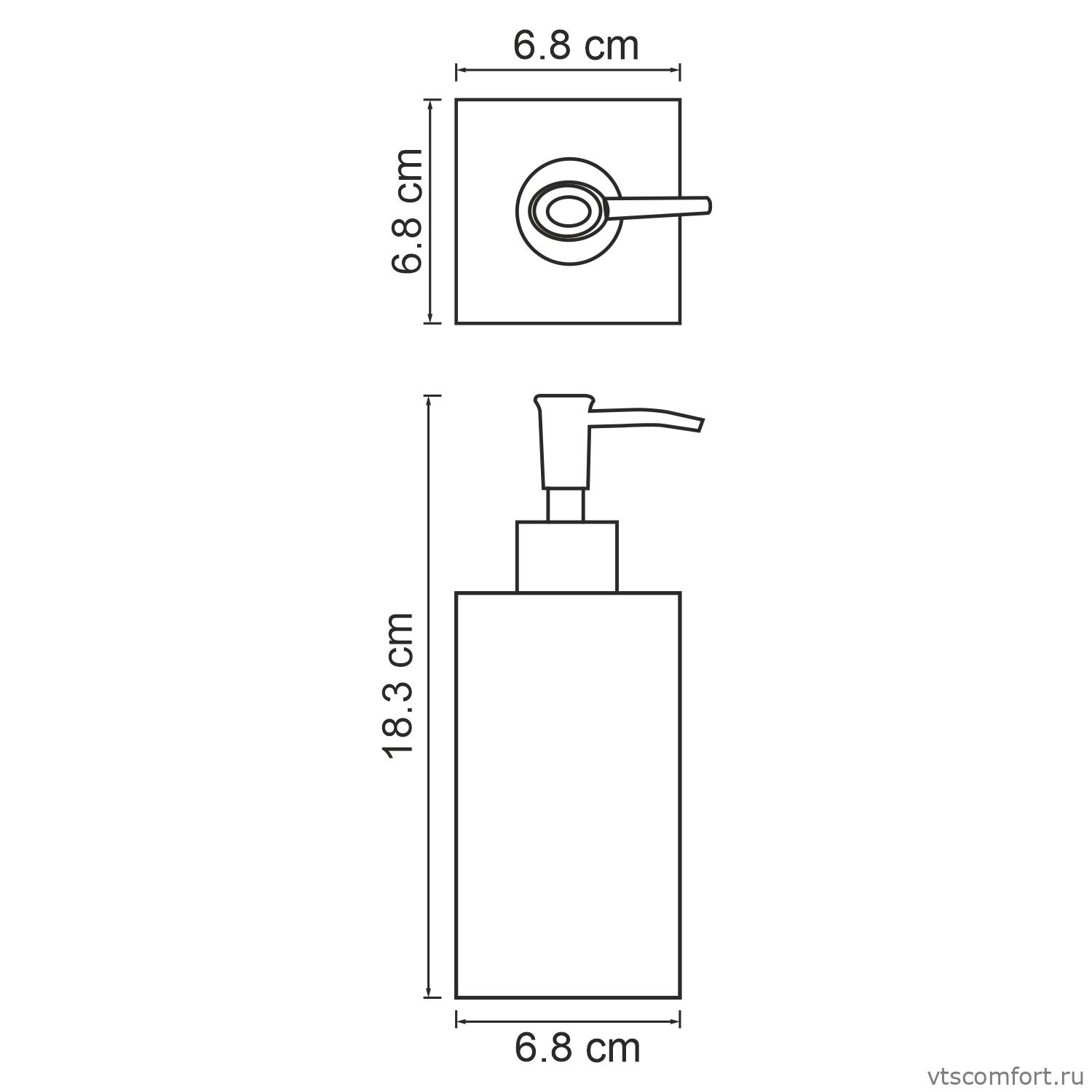 Фото WasserKraft Kammel K-9199 Дозатор для жидкого мыла Изображение WasserKraft Kammel K-9199 Дозатор для жидкого мыла