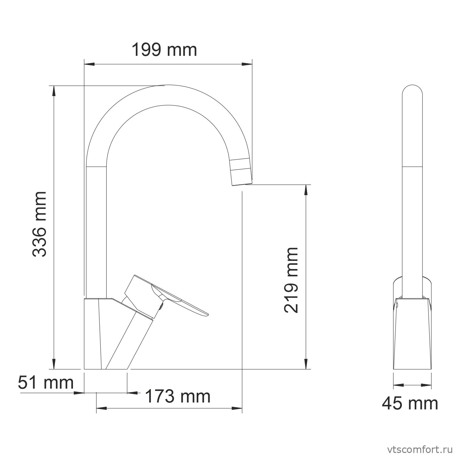 Фото WasserKraft Leine 3507 Смеситель для кухни Изображение WasserKraft Leine 3507 Смеситель для кухни