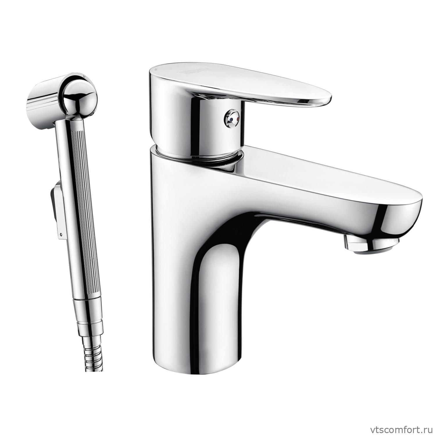 Фото WasserKraft Leine 3508 Смеситель для умывальника с гигиенической лейкой Изображение WasserKraft Leine 3508 Смеситель для умывальника с гигиенической лейкой