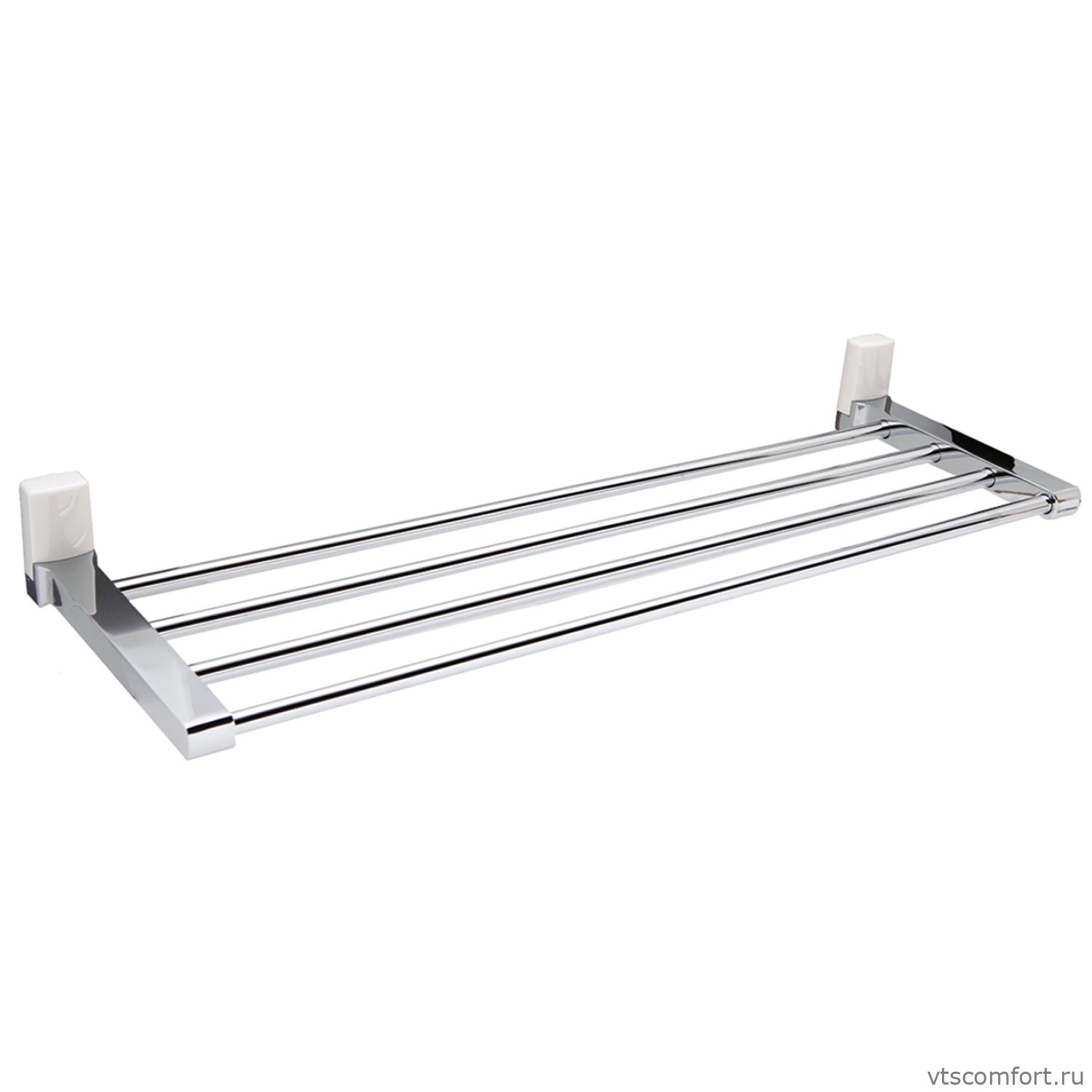 Фото WasserKraft Leine K-5011WHITE Полка для полотенец Изображение WasserKraft Leine K-5011WHITE Полка для полотенец