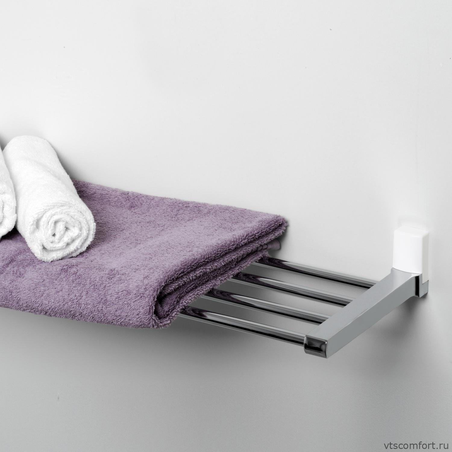 Фото WasserKraft Leine K-5011WHITE Полка для полотенец Изображение WasserKraft Leine K-5011WHITE Полка для полотенец
