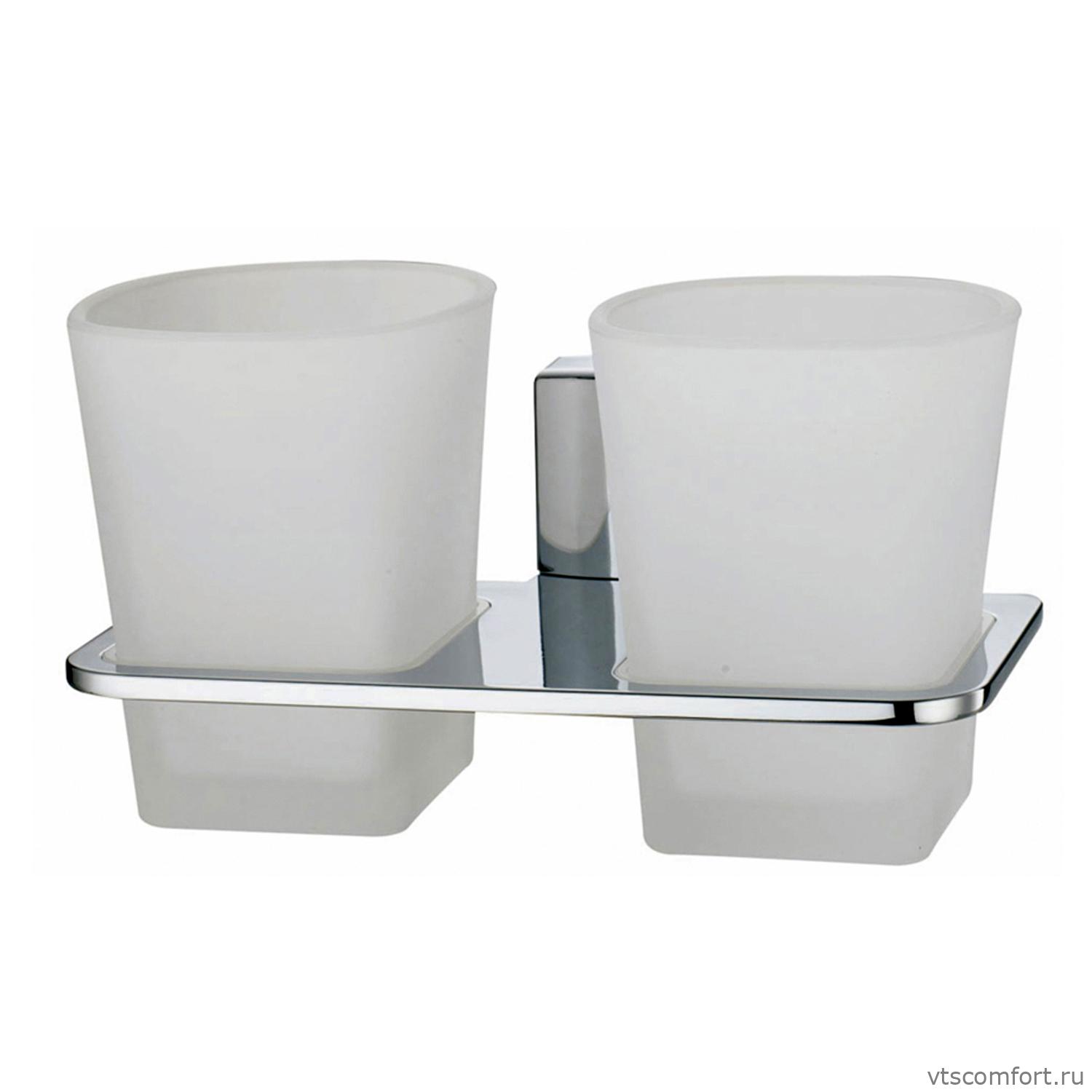 Фото WasserKraft Leine K-5028D Подстаканник двойной Изображение WasserKraft Leine K-5028D Подстаканник двойной