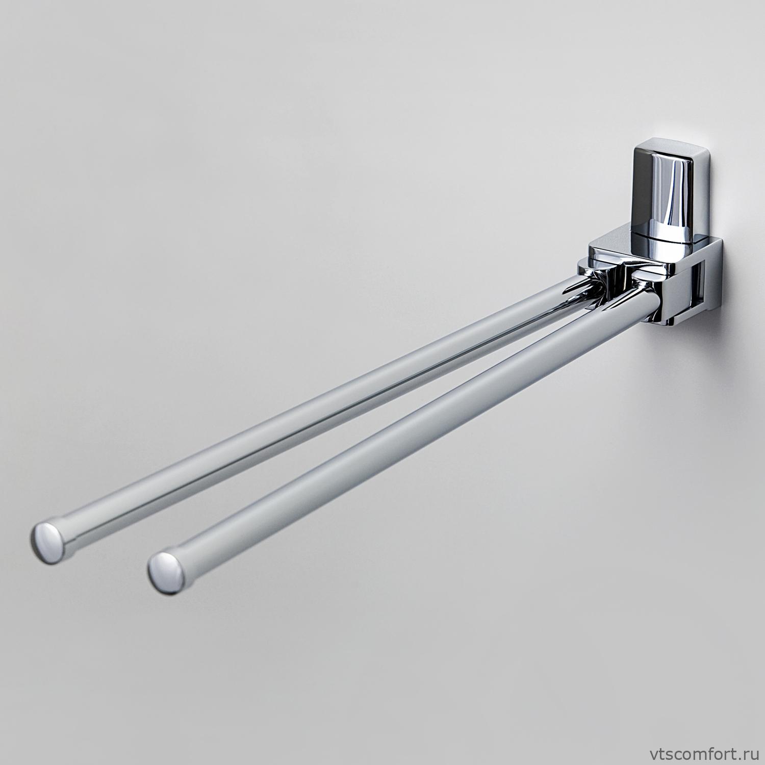 Фото WasserKraft Leine K-5031 Держатель полотенец двойной Изображение WasserKraft Leine K-5031 Держатель полотенец двойной