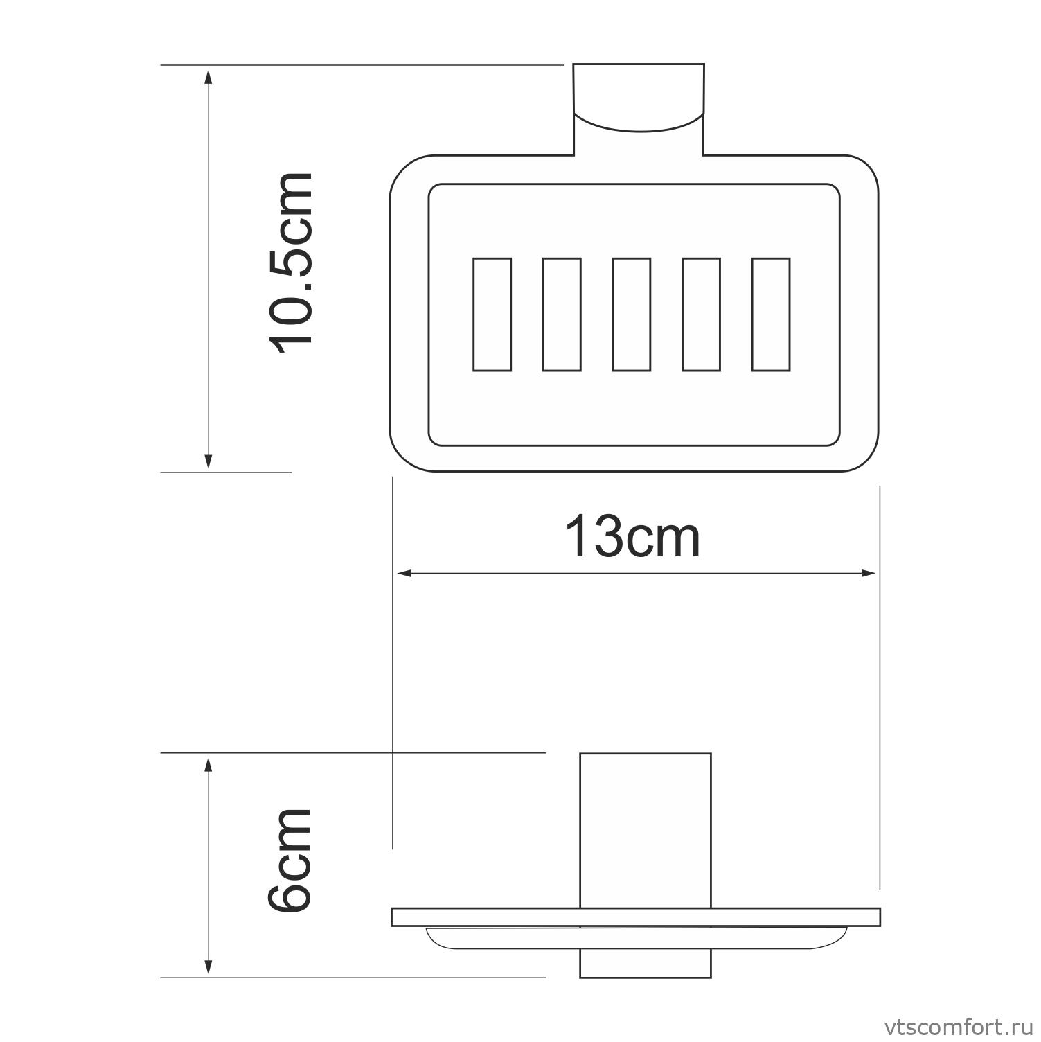 Фото WasserKraft Leine K-5069WHITE Мыльница решетка Изображение WasserKraft Leine K-5069WHITE Мыльница решетка