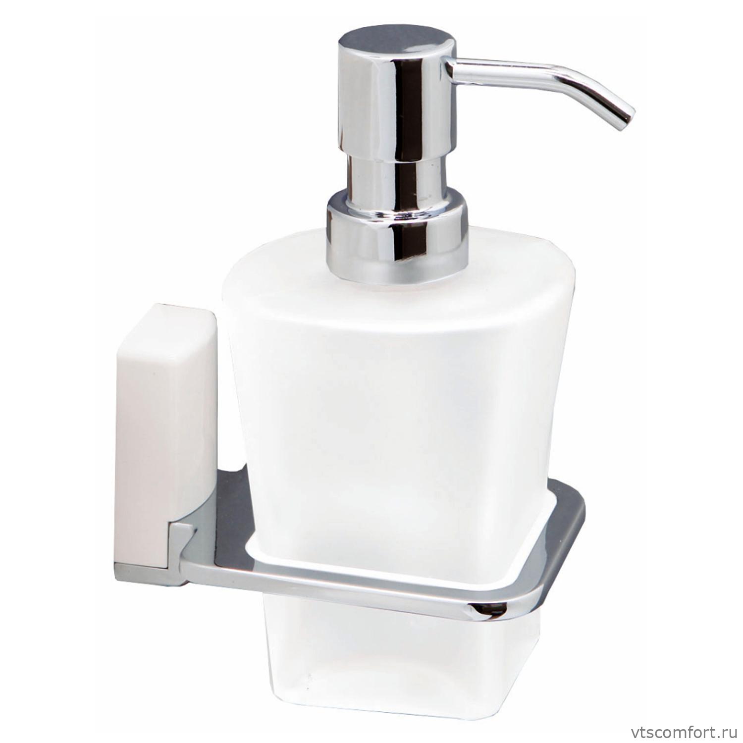 Фото WasserKraft Leine K-5099WHITE Дозатор для жидкого мыла Изображение WasserKraft Leine K-5099WHITE Дозатор для жидкого мыла
