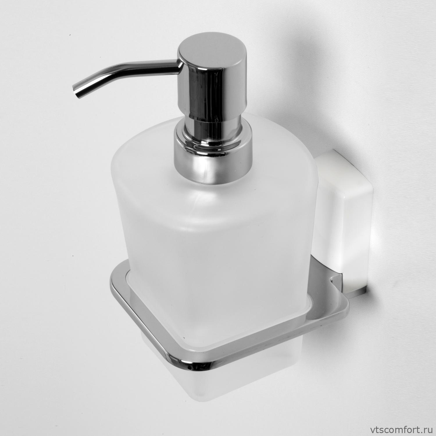 Фото WasserKraft Leine K-5099WHITE Дозатор для жидкого мыла Изображение WasserKraft Leine K-5099WHITE Дозатор для жидкого мыла