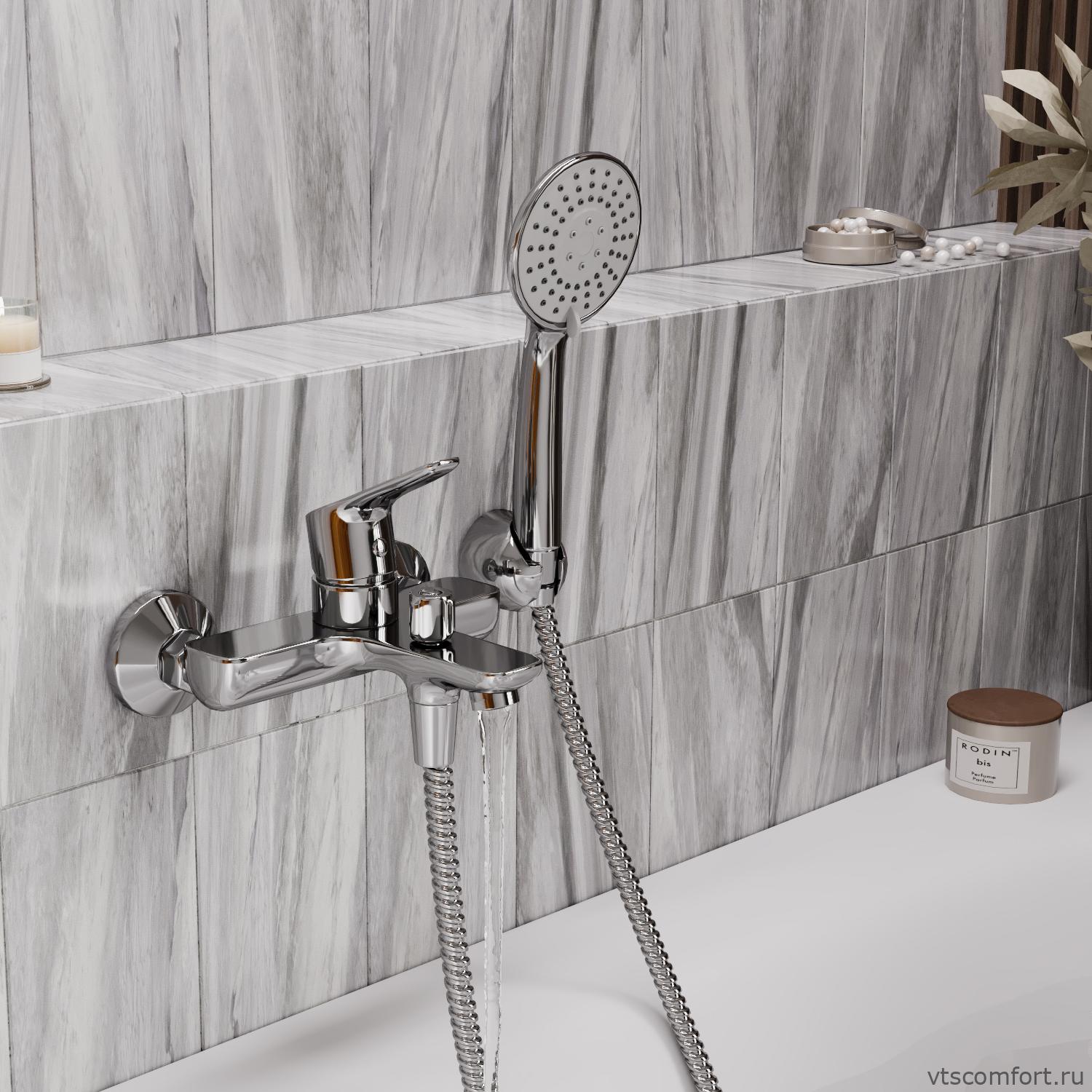 Фото WasserKraft Lippe 4501 Смеситель для ванны с коротким изливом Изображение WasserKraft Lippe 4501 Смеситель для ванны с коротким изливом