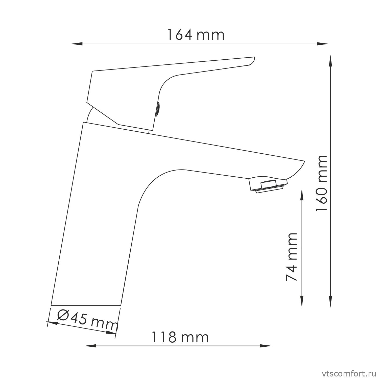 Фото WasserKraft Lippe 4503 Смеситель для умывальника Изображение WasserKraft Lippe 4503 Смеситель для умывальника