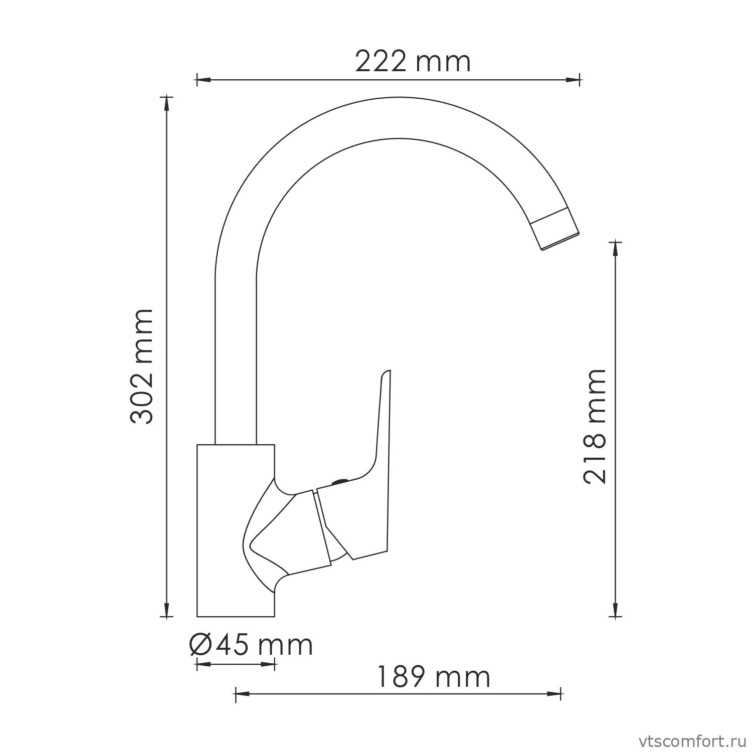 Фото WasserKraft Lippe 4507 Смеситель для кухни Изображение WasserKraft Lippe 4507 Смеситель для кухни
