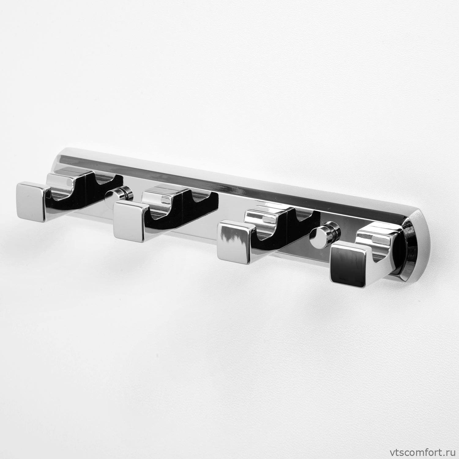 Фото WasserKraft Lippe K-6574 Кронштейн настенный 4 крючка Изображение WasserKraft Lippe K-6574 Кронштейн настенный 4 крючка