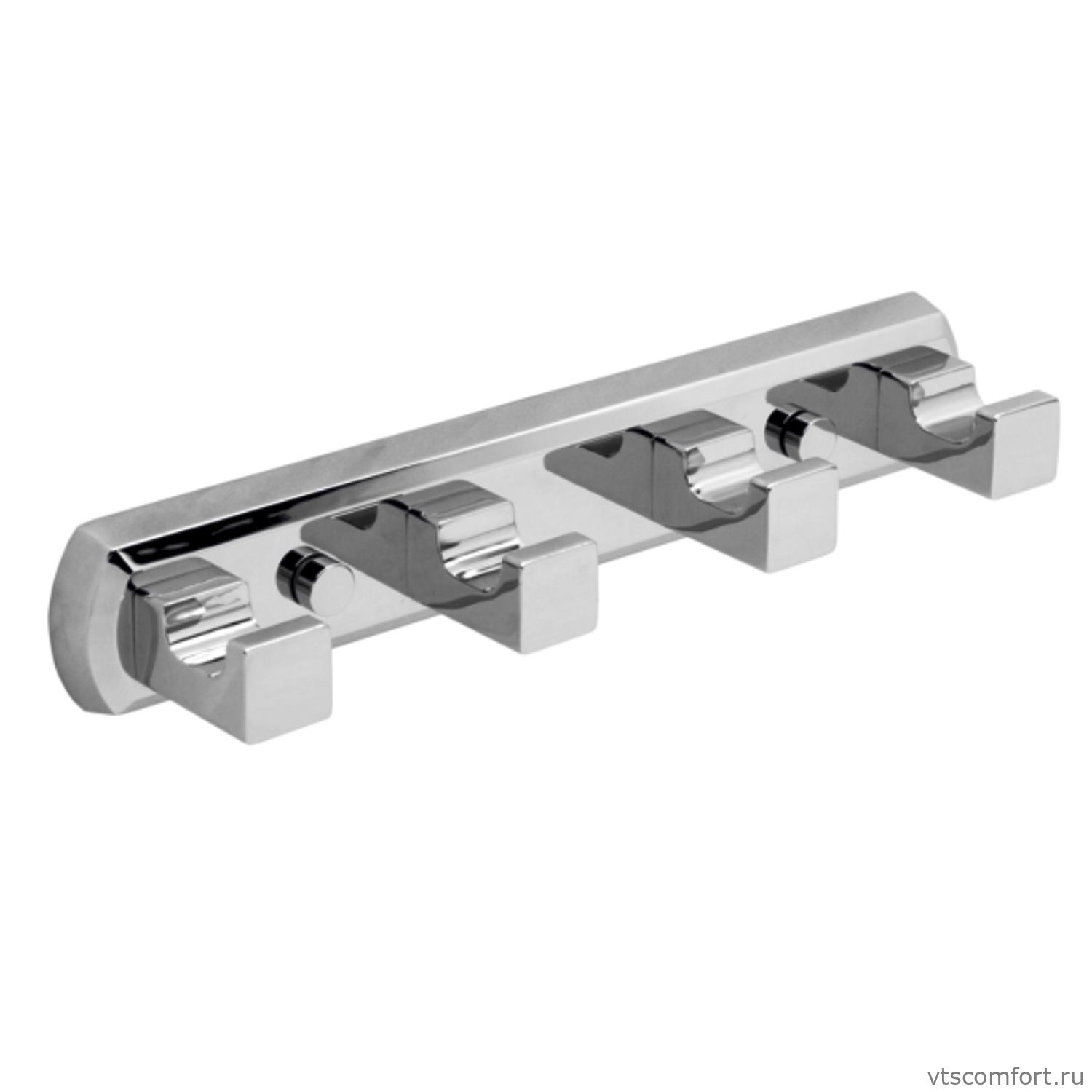 Фото WasserKraft Lippe K-6574 Кронштейн настенный 4 крючка Изображение WasserKraft Lippe K-6574 Кронштейн настенный 4 крючка