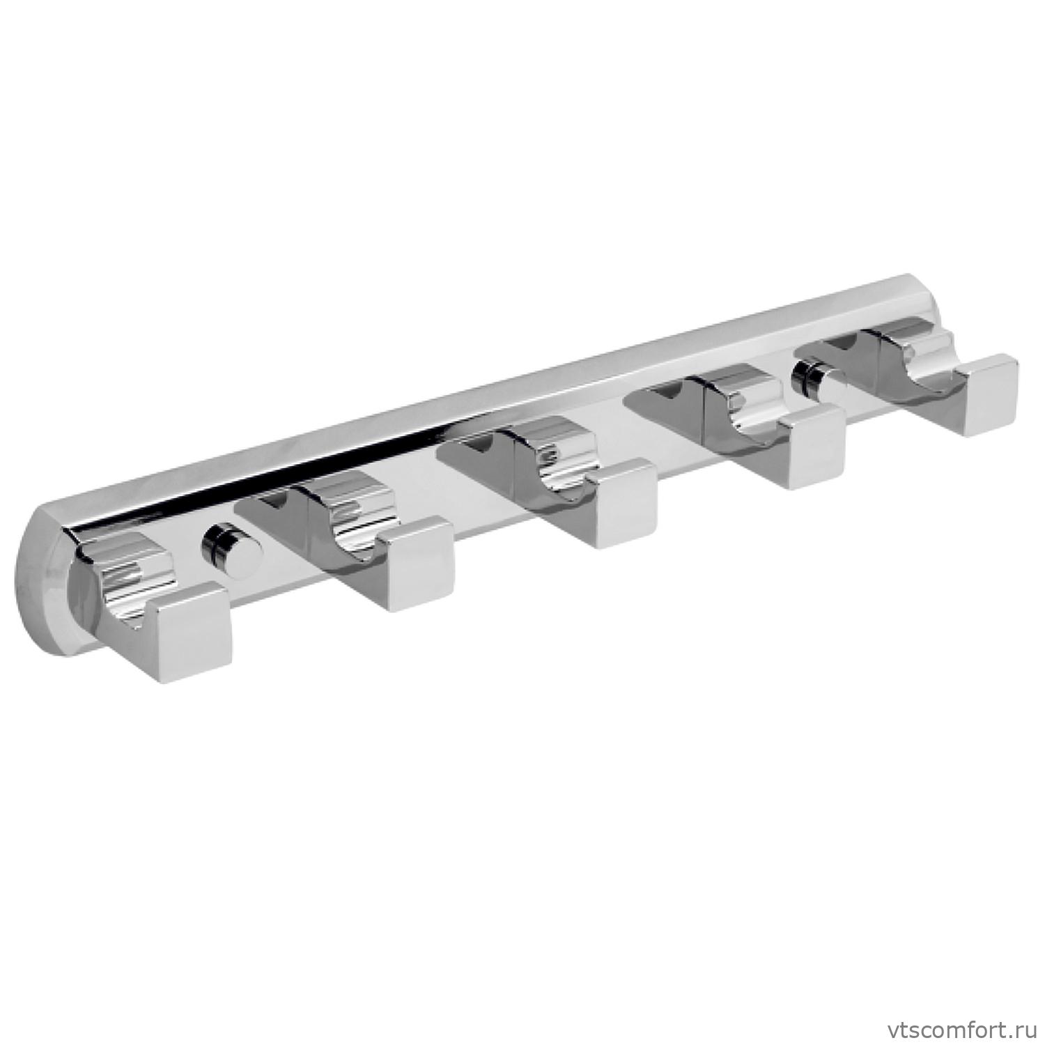 Фото WasserKraft Lippe K-6575 Кронштейн настенный 5 крючков Изображение WasserKraft Lippe K-6575 Кронштейн настенный 5 крючков