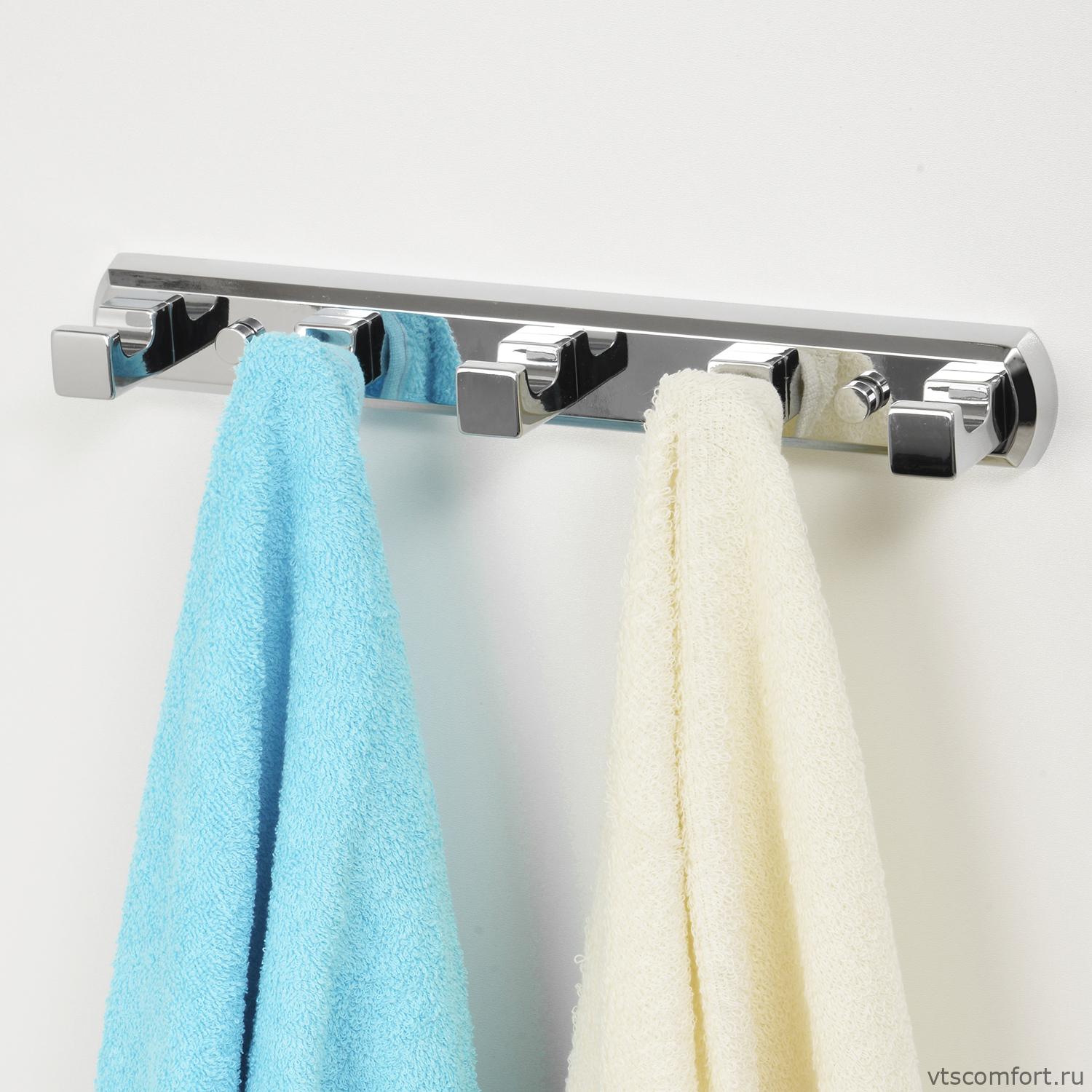 Фото WasserKraft Lippe K-6575 Кронштейн настенный 5 крючков Изображение WasserKraft Lippe K-6575 Кронштейн настенный 5 крючков