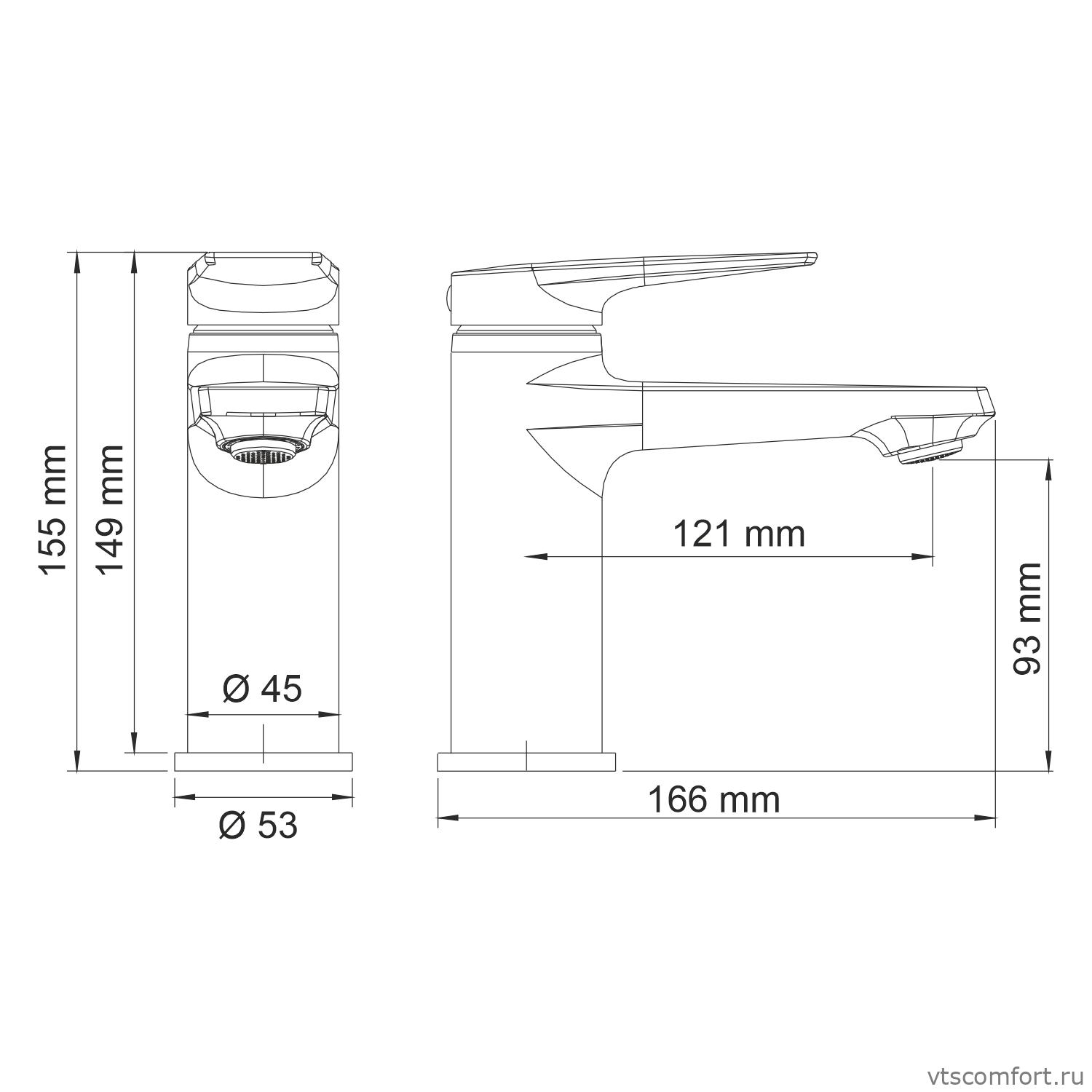 Фото WasserKraft Lopau 3203 Смеситель для умывальника Изображение WasserKraft Lopau 3203 Смеситель для умывальника