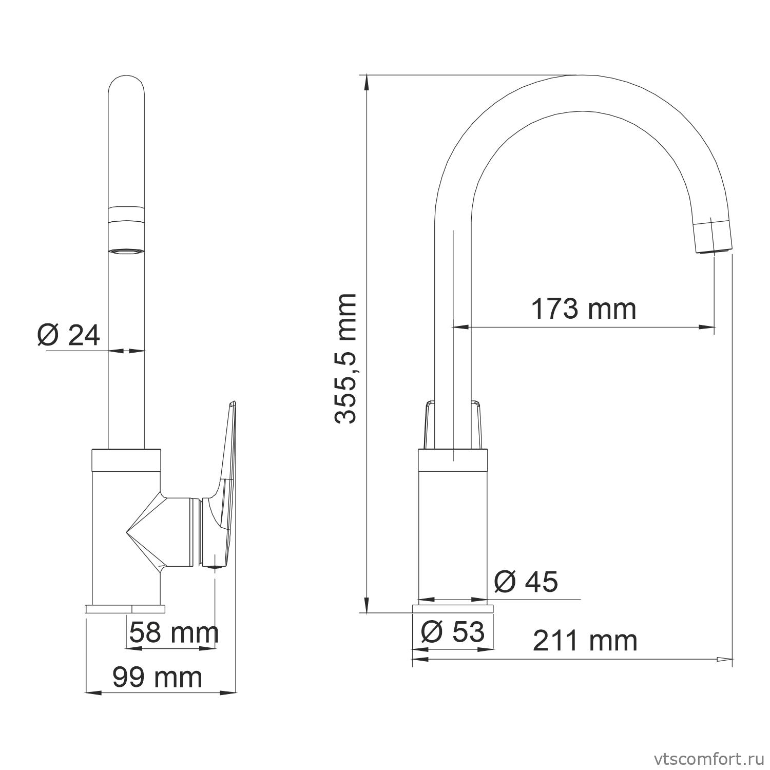 Фото WasserKraft Lopau 3207 Смеситель для кухни Изображение WasserKraft Lopau 3207 Смеситель для кухни