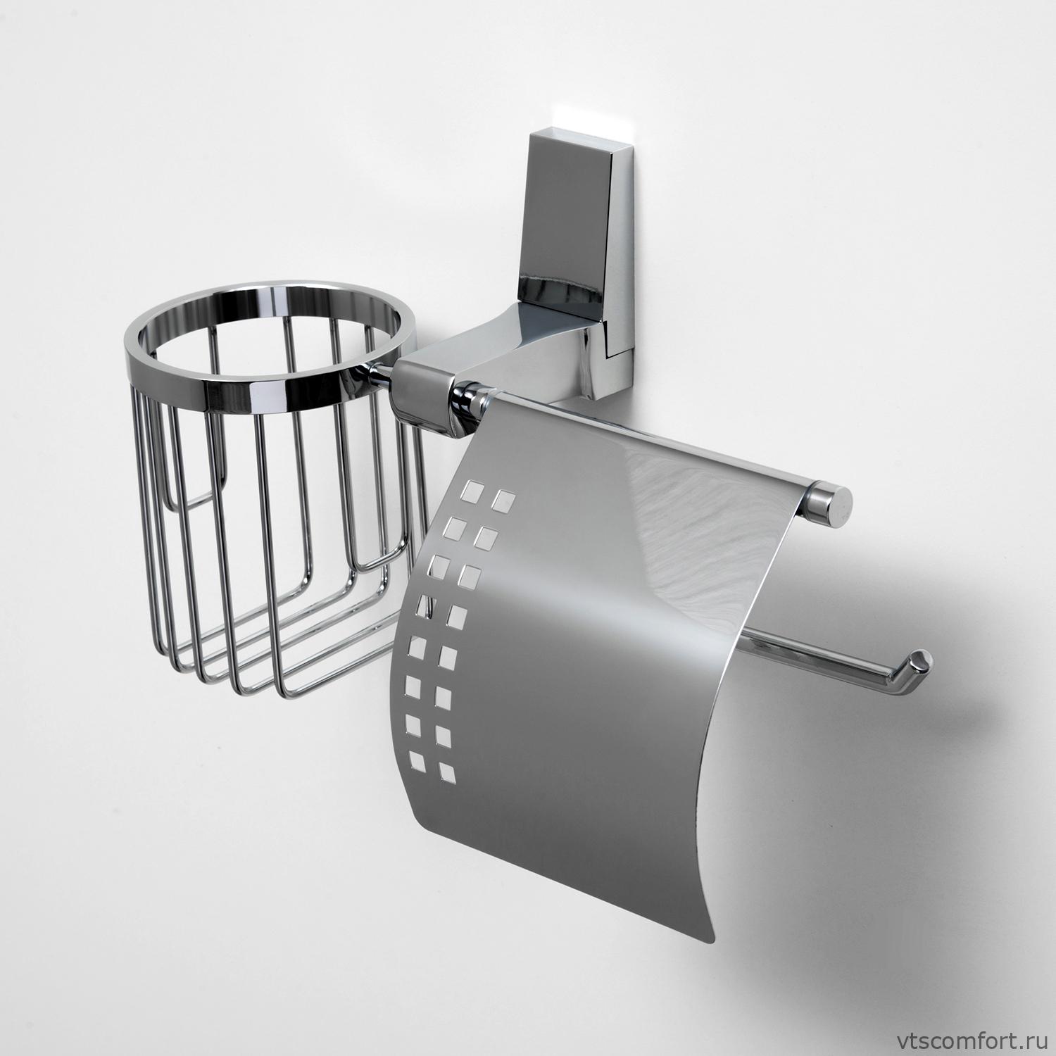 Фото WasserKraft Lopau K-6059 Держатель туалетной бумаги и освежителя воздуха Изображение WasserKraft Lopau K-6059 Держатель туалетной бумаги и освежителя воздуха