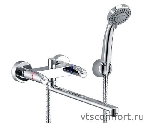Фото WasserKraft Lossa 1202L Смеситель для ванны с длинным изливом Изображение WasserKraft Lossa 1202L Смеситель для ванны с длинным изливом