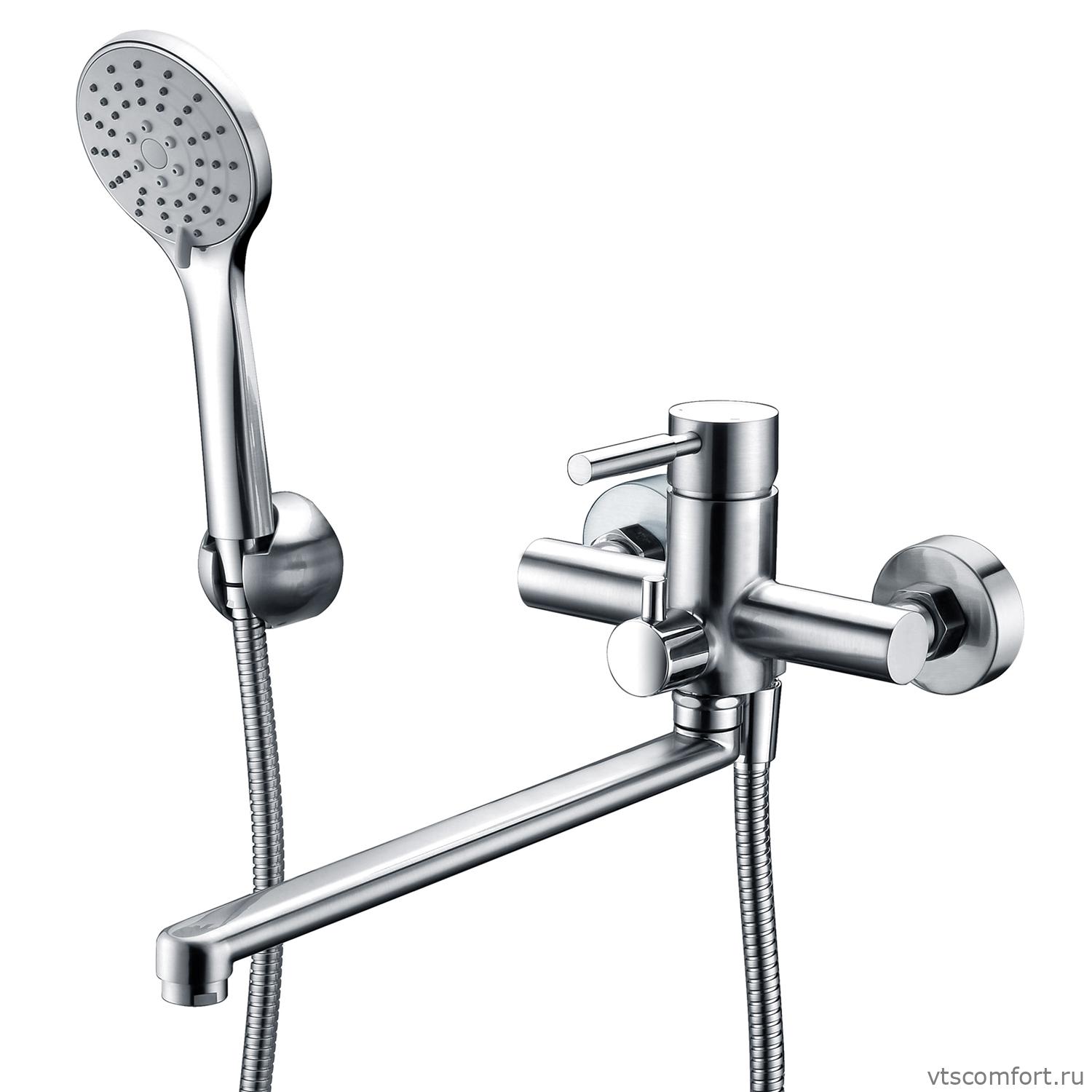 Фото WasserKraft Main 4102L Смеситель для ванны с длинным изливом Изображение WasserKraft Main 4102L Смеситель для ванны с длинным изливом