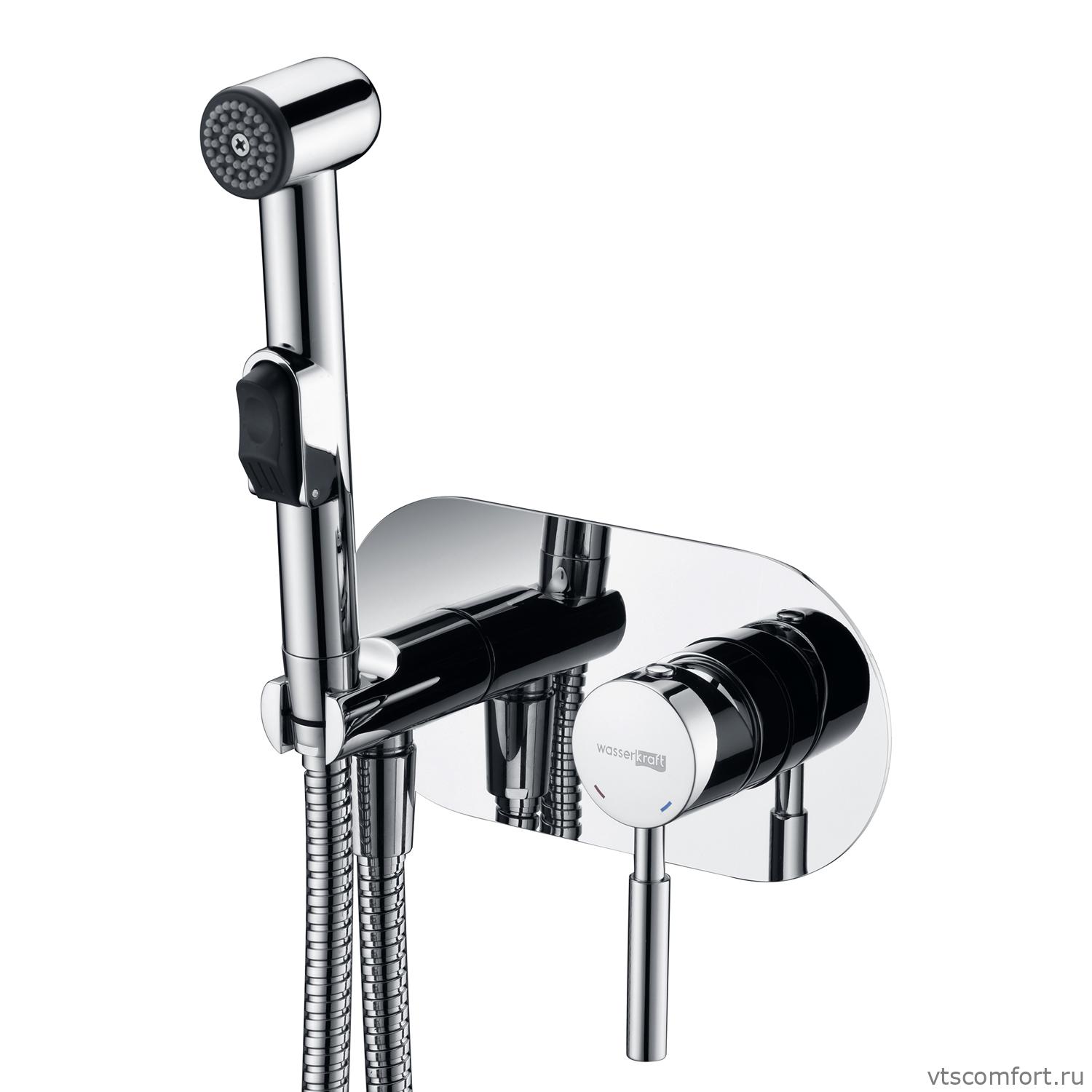 Фото WasserKraft Main 4138 Встраиваемый смеситель для душа с гигиенической лейкой Изображение WasserKraft Main 4138 Встраиваемый смеситель для душа с гигиенической лейкой