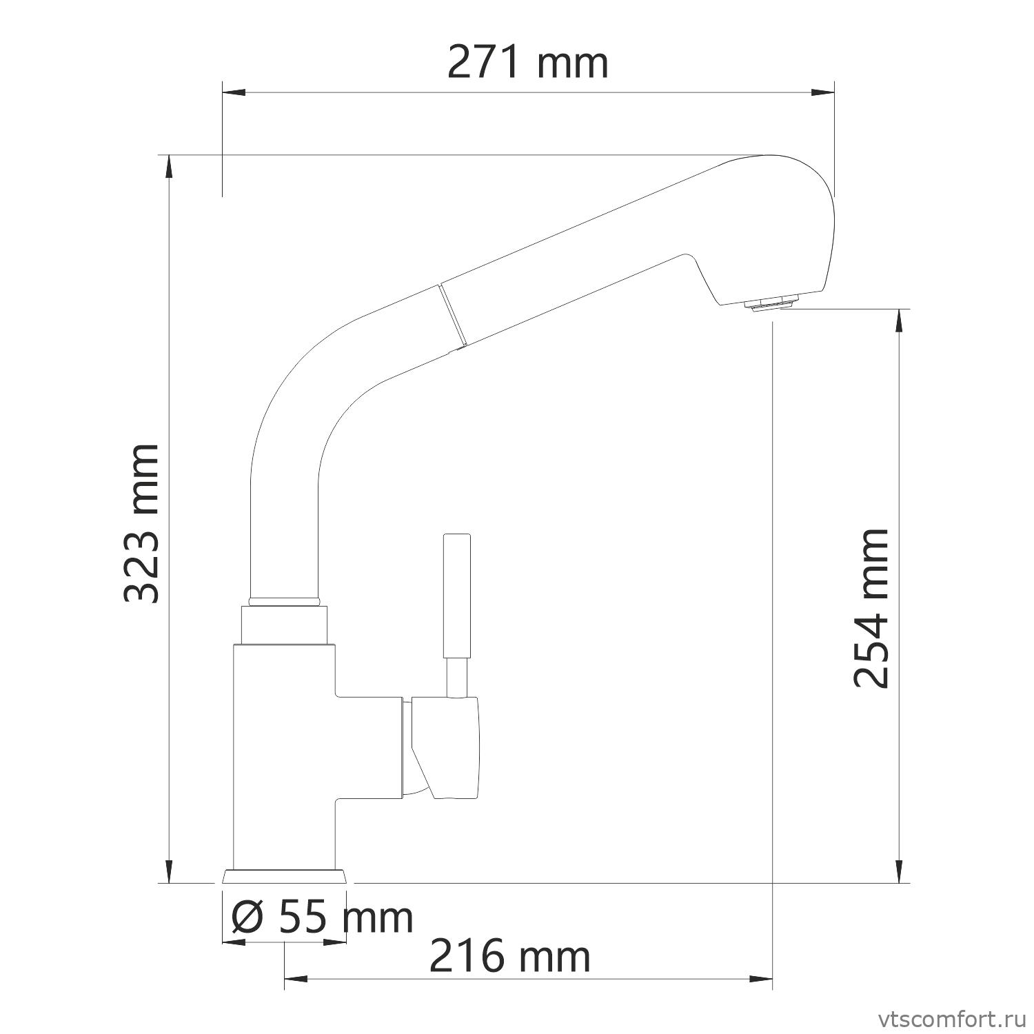 Фото WasserKraft Main 4166 Смеситель для кухни Изображение WasserKraft Main 4166 Смеситель для кухни