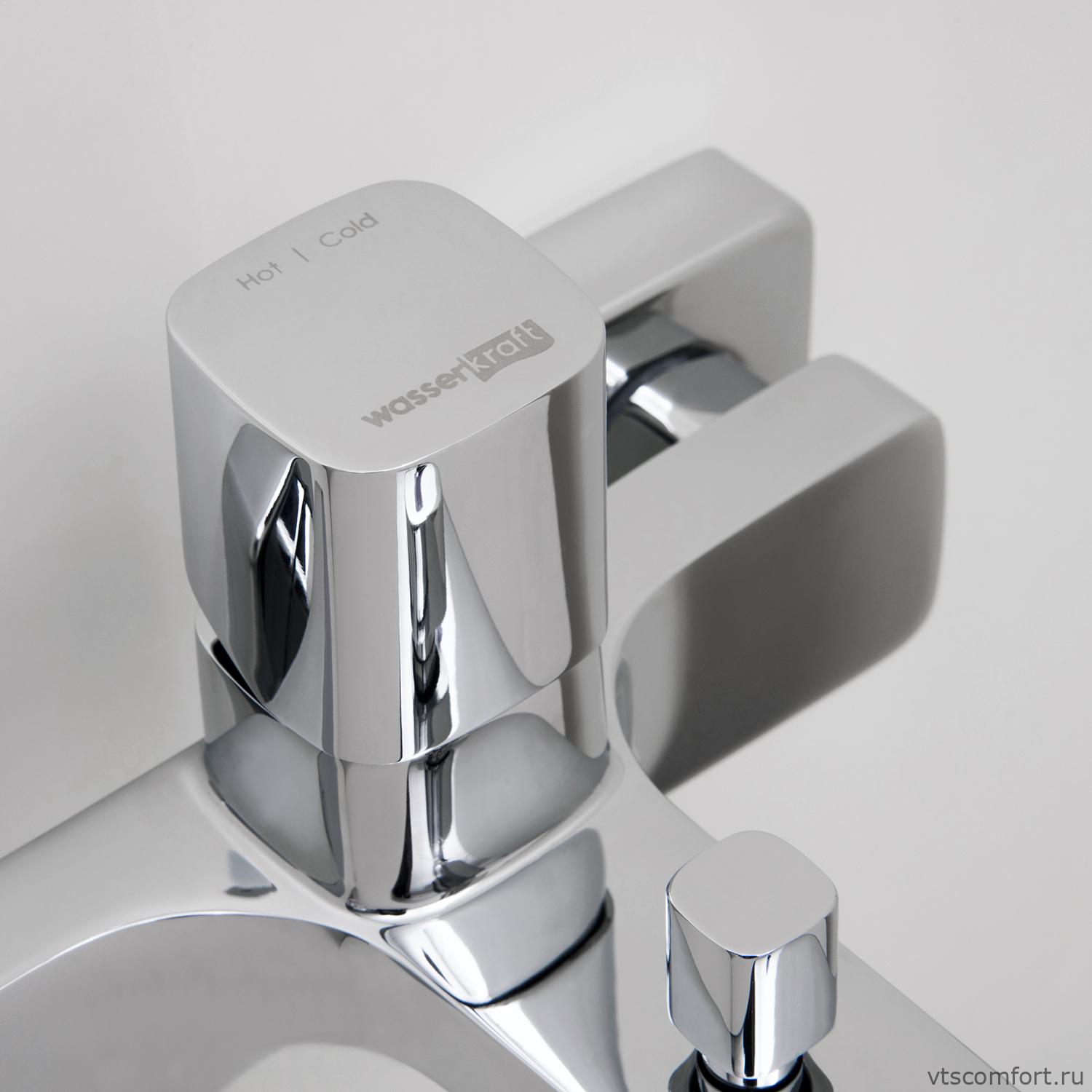 Фото WasserKraft Naab 8601 Смеситель для ванны и душа Изображение WasserKraft Naab 8601 Смеситель для ванны и душа
