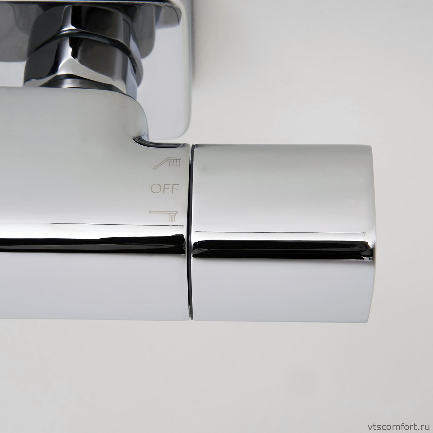 Фото WasserKraft Naab 8611 Thermo Смеситель для ванны и душа с термостатом Изображение WasserKraft Naab 8611 Thermo Смеситель для ванны и душа с термостатом