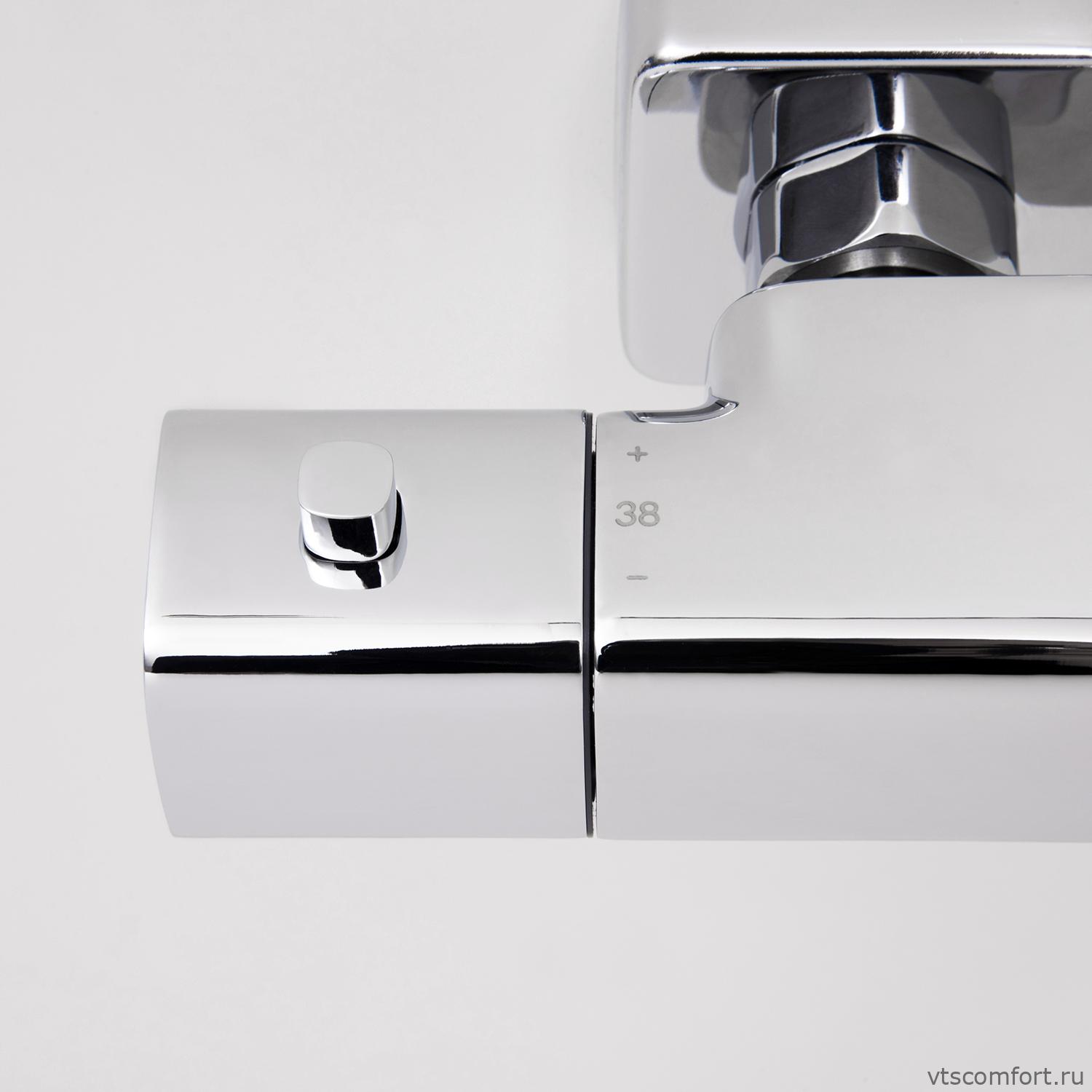 Фото WasserKraft Naab 8611 Thermo Смеситель для ванны и душа с термостатом Изображение WasserKraft Naab 8611 Thermo Смеситель для ванны и душа с термостатом