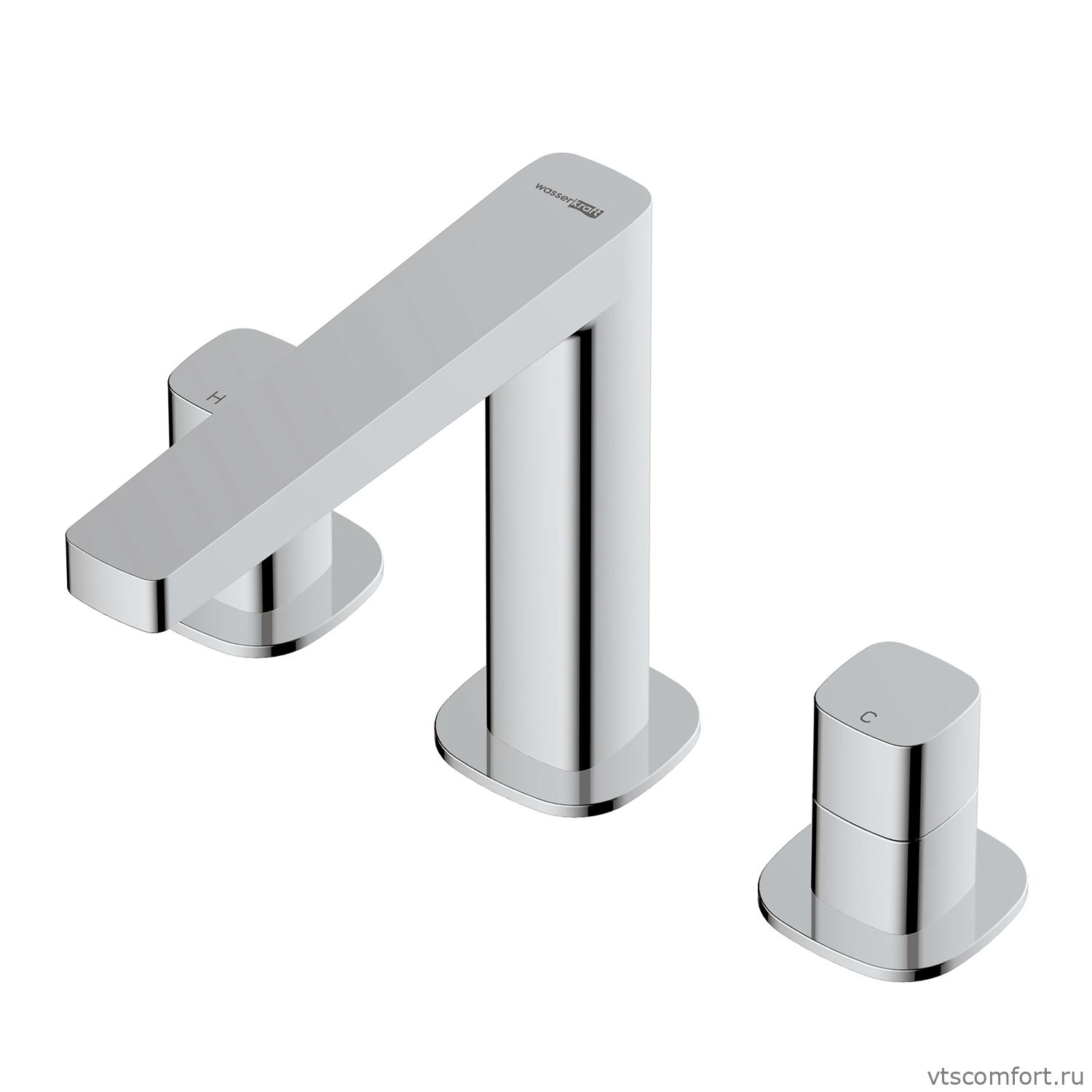 Фото WasserKraft Naab 8635 Встраиваемый смеситель для умывальника Изображение WasserKraft Naab 8635 Встраиваемый смеситель для умывальника