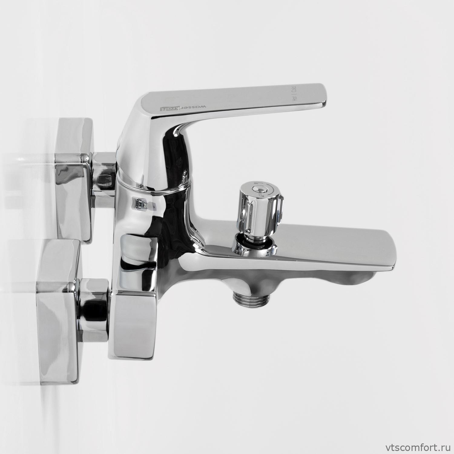 Фото WasserKraft Neime 1901 Смеситель для ванны с коротким изливом Изображение WasserKraft Neime 1901 Смеситель для ванны с коротким изливом