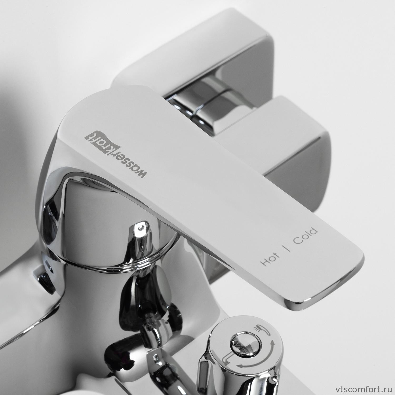 Фото WasserKraft Neime 1901 Смеситель для ванны с коротким изливом Изображение WasserKraft Neime 1901 Смеситель для ванны с коротким изливом