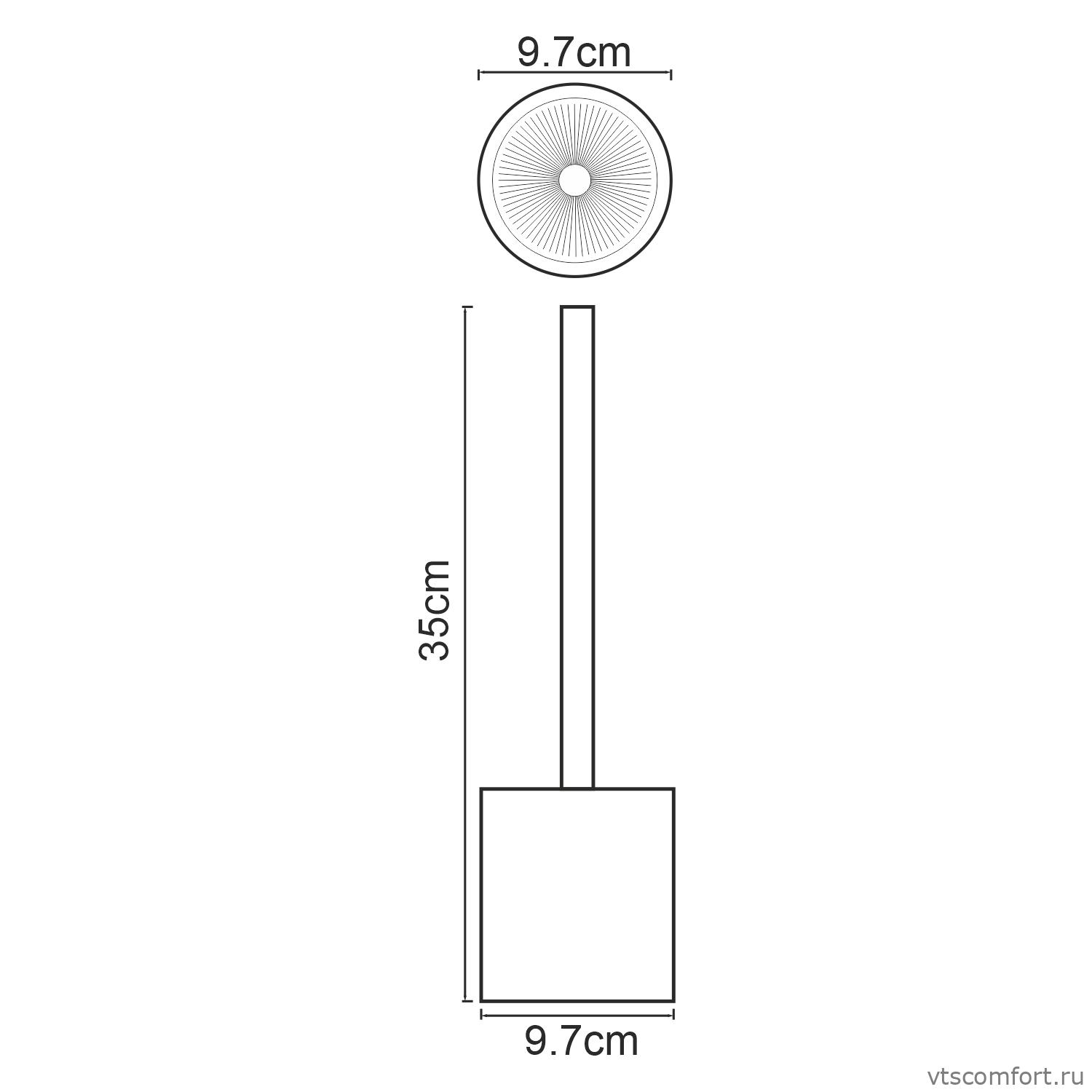 Фото WasserKraft Neime K-1927 Щетка для унитаза Изображение WasserKraft Neime K-1927 Щетка для унитаза