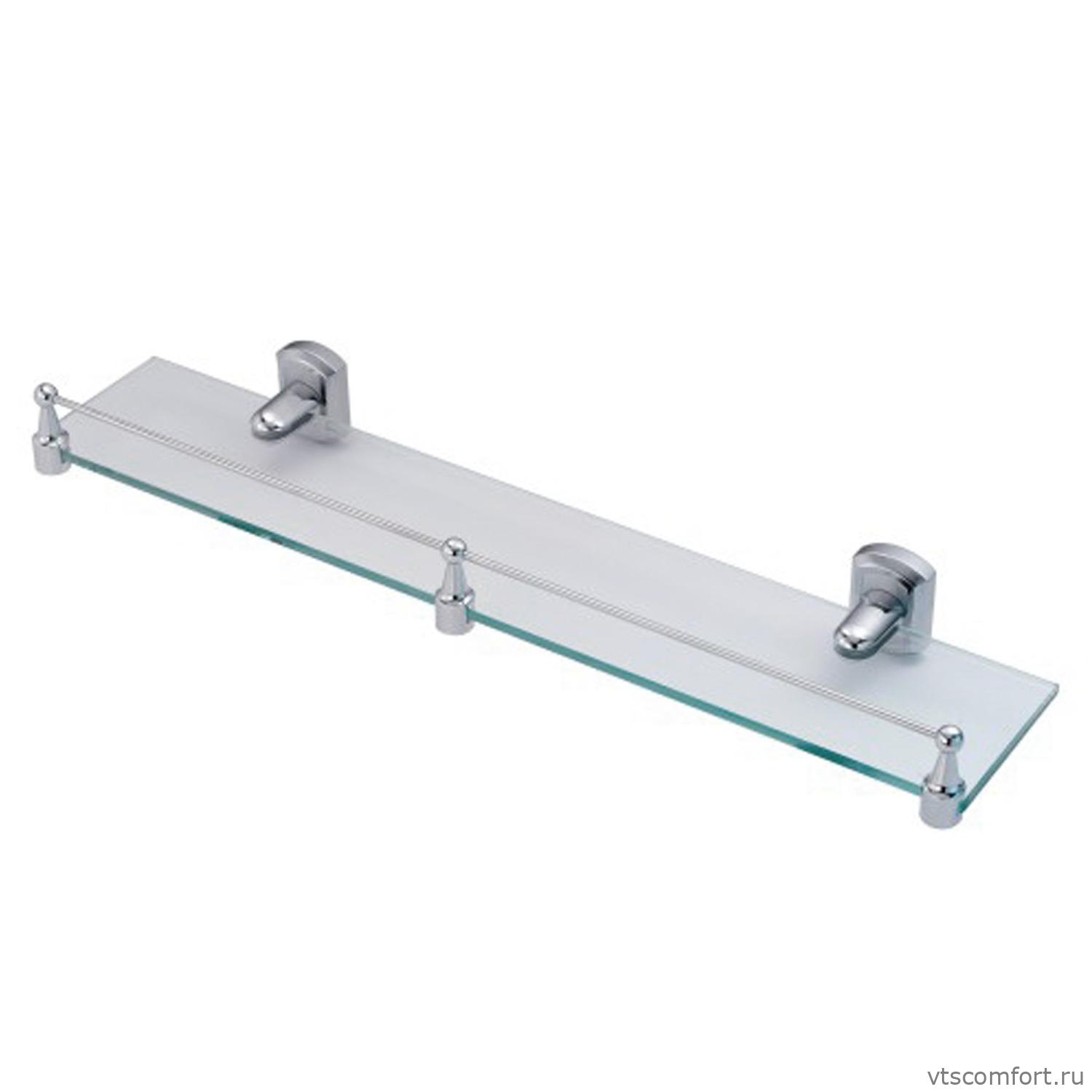 Фото WasserKraft Oder K-3044 Полка стеклянная с бортиком Изображение WasserKraft Oder K-3044 Полка стеклянная с бортиком