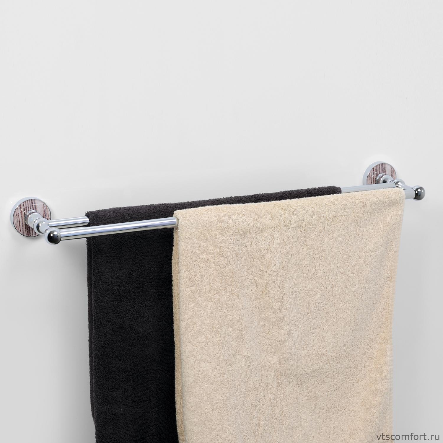 Фото WasserKraft Regen K-6940 Штанга для полотенец двойная Изображение WasserKraft Regen K-6940 Штанга для полотенец двойная