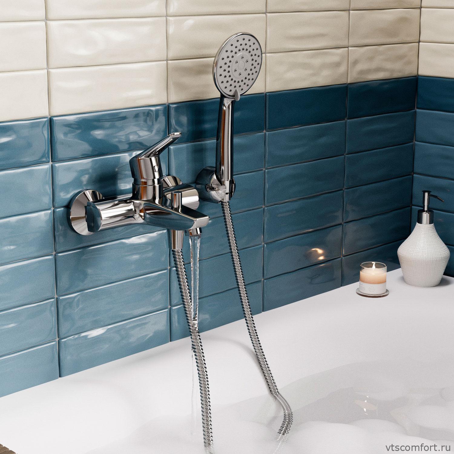 Фото WasserKraft Rhin 4401 Смеситель для ванны с коротким изливом Изображение WasserKraft Rhin 4401 Смеситель для ванны с коротким изливом