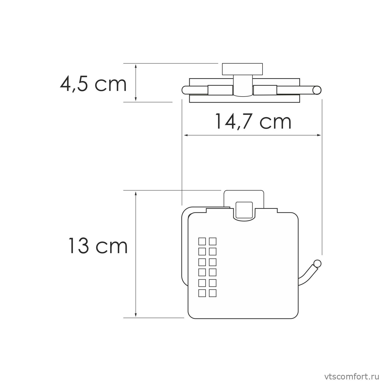 Фото WasserKraft Rhin K-8725 Держатель туалетной бумаги Изображение WasserKraft Rhin K-8725 Держатель туалетной бумаги