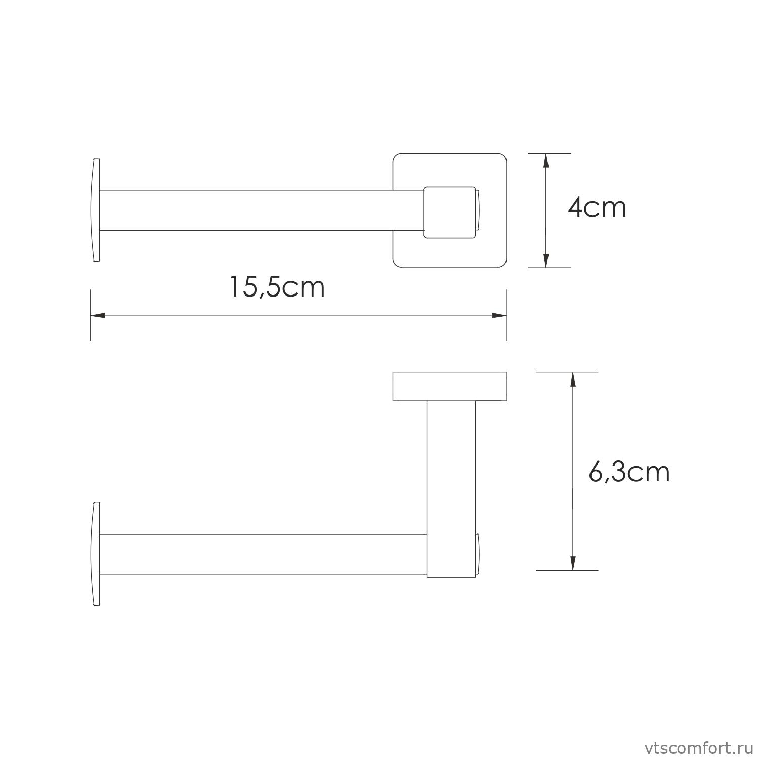 Фото WasserKraft Rhin K-8796 Держатель туалетной бумаги Изображение WasserKraft Rhin K-8796 Держатель туалетной бумаги
