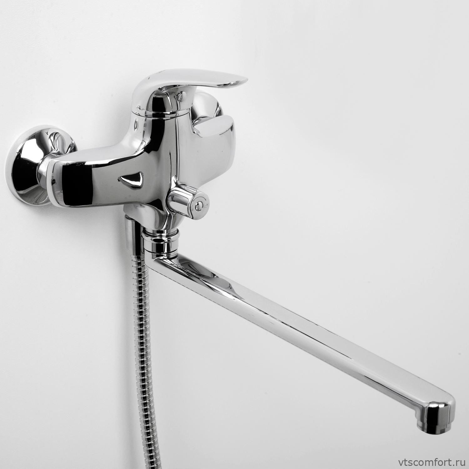 Фото WasserKraft Rossel 2802L Смеситель для ванны с длинным изливом Изображение WasserKraft Rossel 2802L Смеситель для ванны с длинным изливом