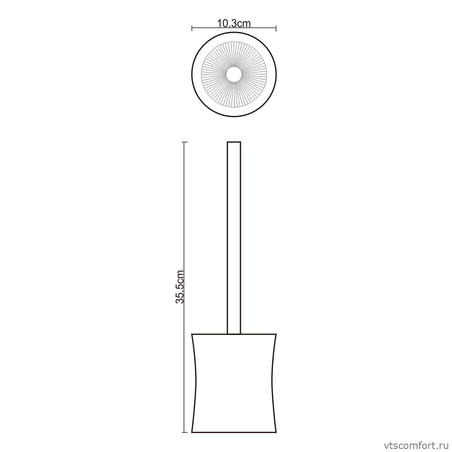 Фото WasserKraft Salm K-7627 Щетка для унитаза Изображение WasserKraft Salm K-7627 Щетка для унитаза