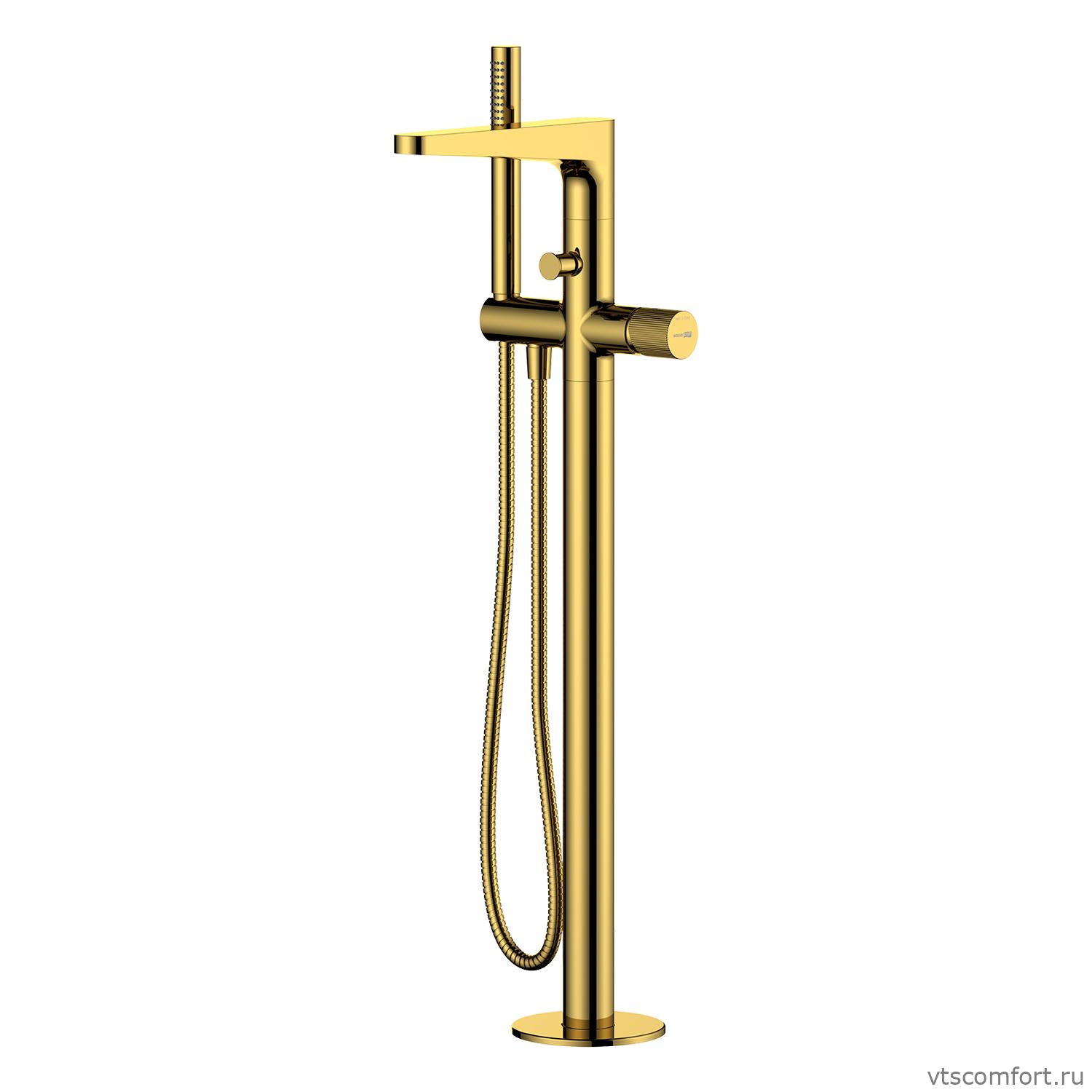 Фото WasserKraft Sauer 7121 Напольный смеситель для ванны Изображение WasserKraft Sauer 7121 Напольный смеситель для ванны