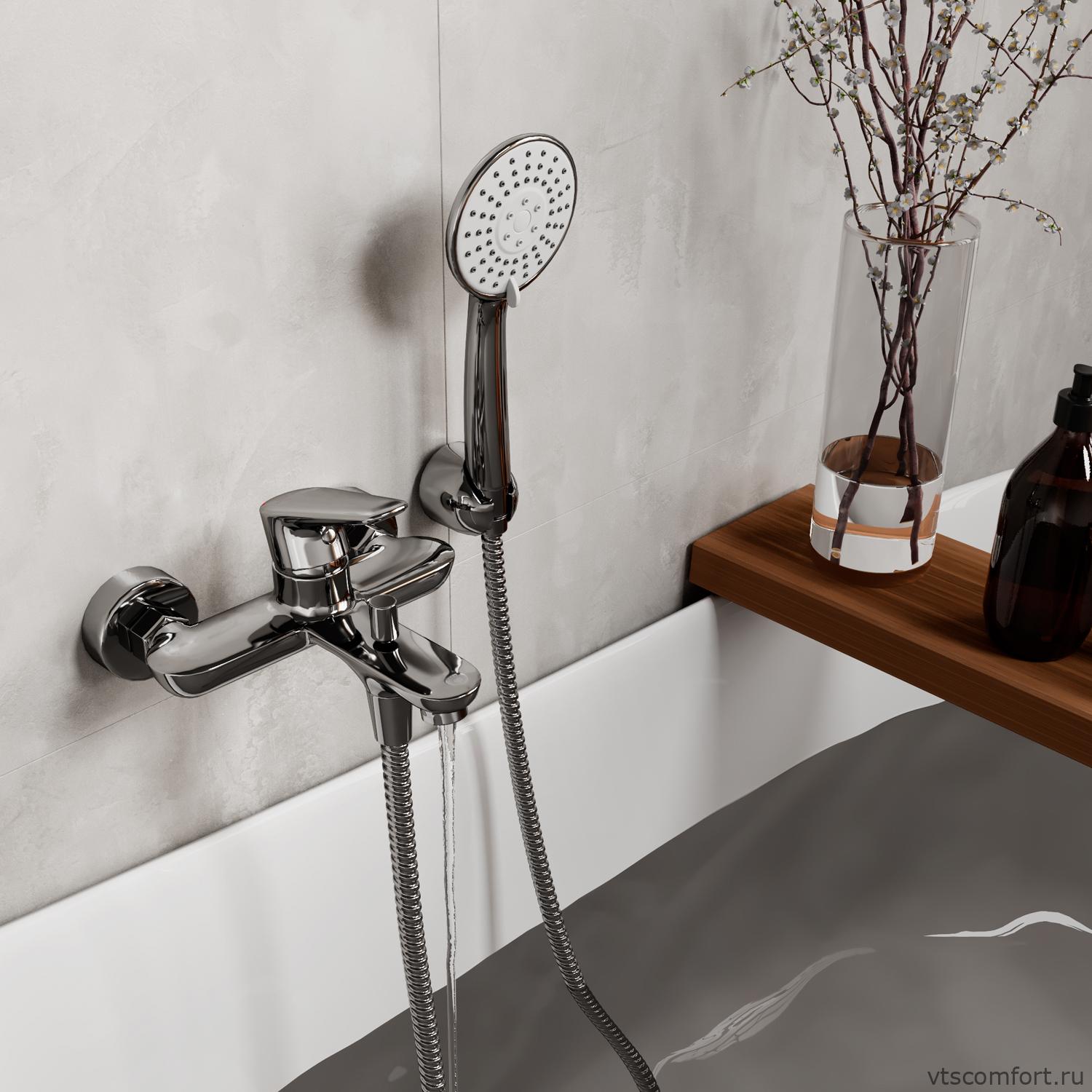 Фото WasserKraft Vils 5601 Смеситель для ванны с коротким изливом Изображение WasserKraft Vils 5601 Смеситель для ванны с коротким изливом