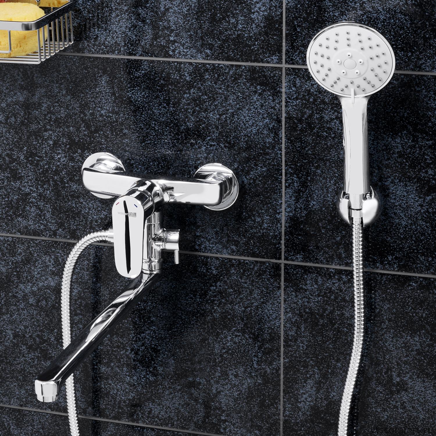 Фото WasserKraft Vils 5602L Смеситель для ванны с длинным изливом Изображение WasserKraft Vils 5602L Смеситель для ванны с длинным изливом