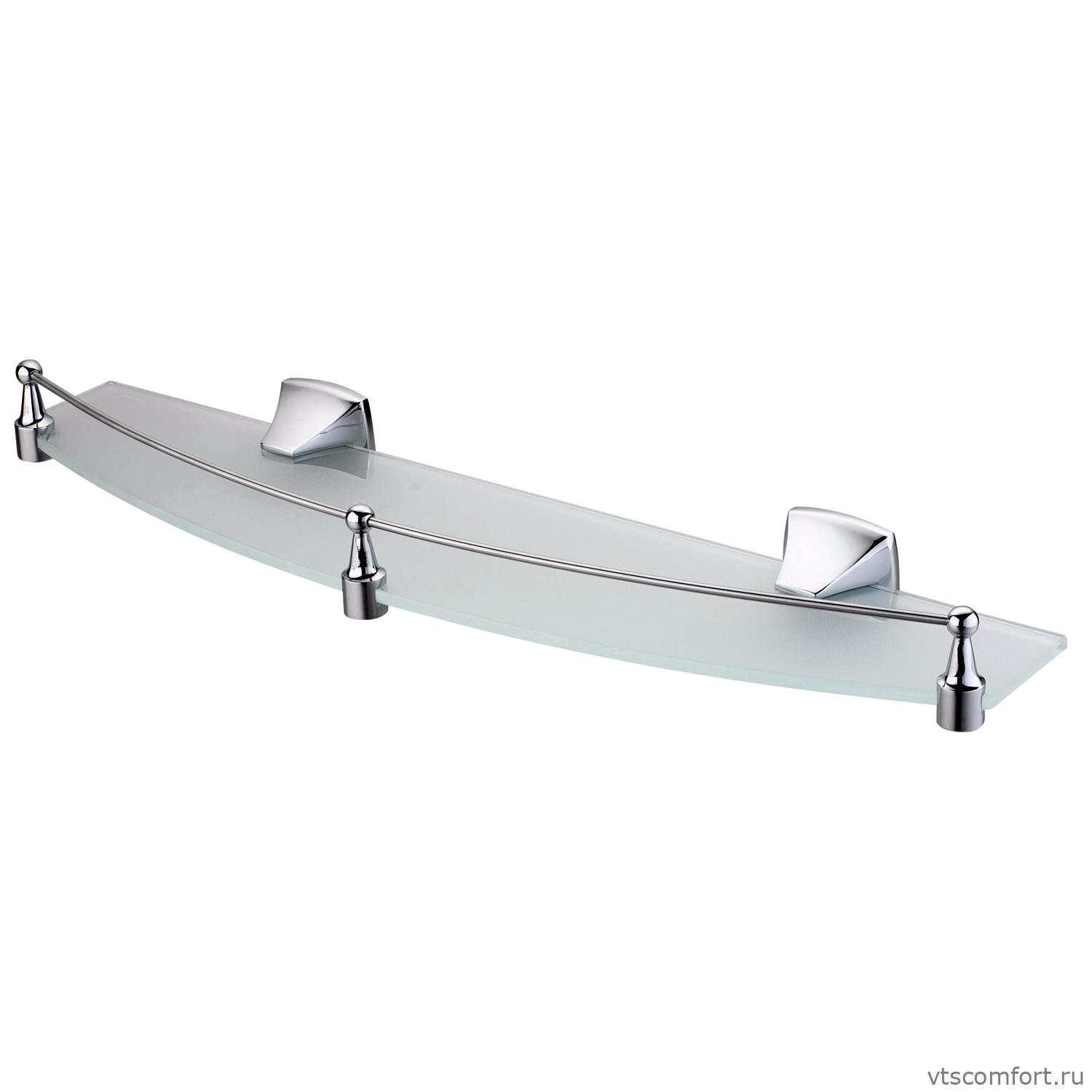 Фото WasserKraft Wern K-2544 (ранее К-2524) Полка стеклянная с бортиком Изображение WasserKraft Wern K-2544 (ранее К-2524) Полка стеклянная с бортиком