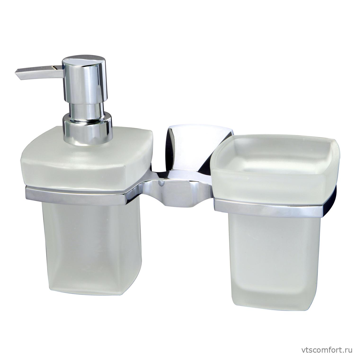 Фото WasserKraft Wern K-2589 Держатель стакана и дозатора Изображение WasserKraft Wern K-2589 Держатель стакана и дозатора