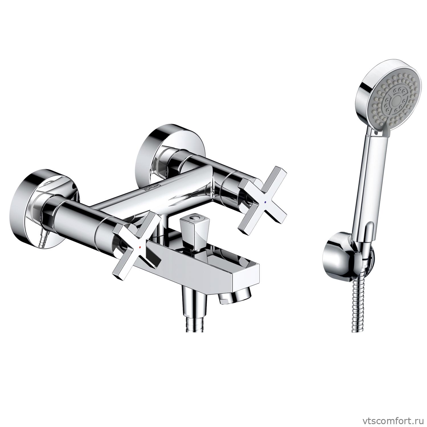 Фото WasserKraft Weser 7801 Смеситель для ванны с коротким изливом Изображение WasserKraft Weser 7801 Смеситель для ванны с коротким изливом