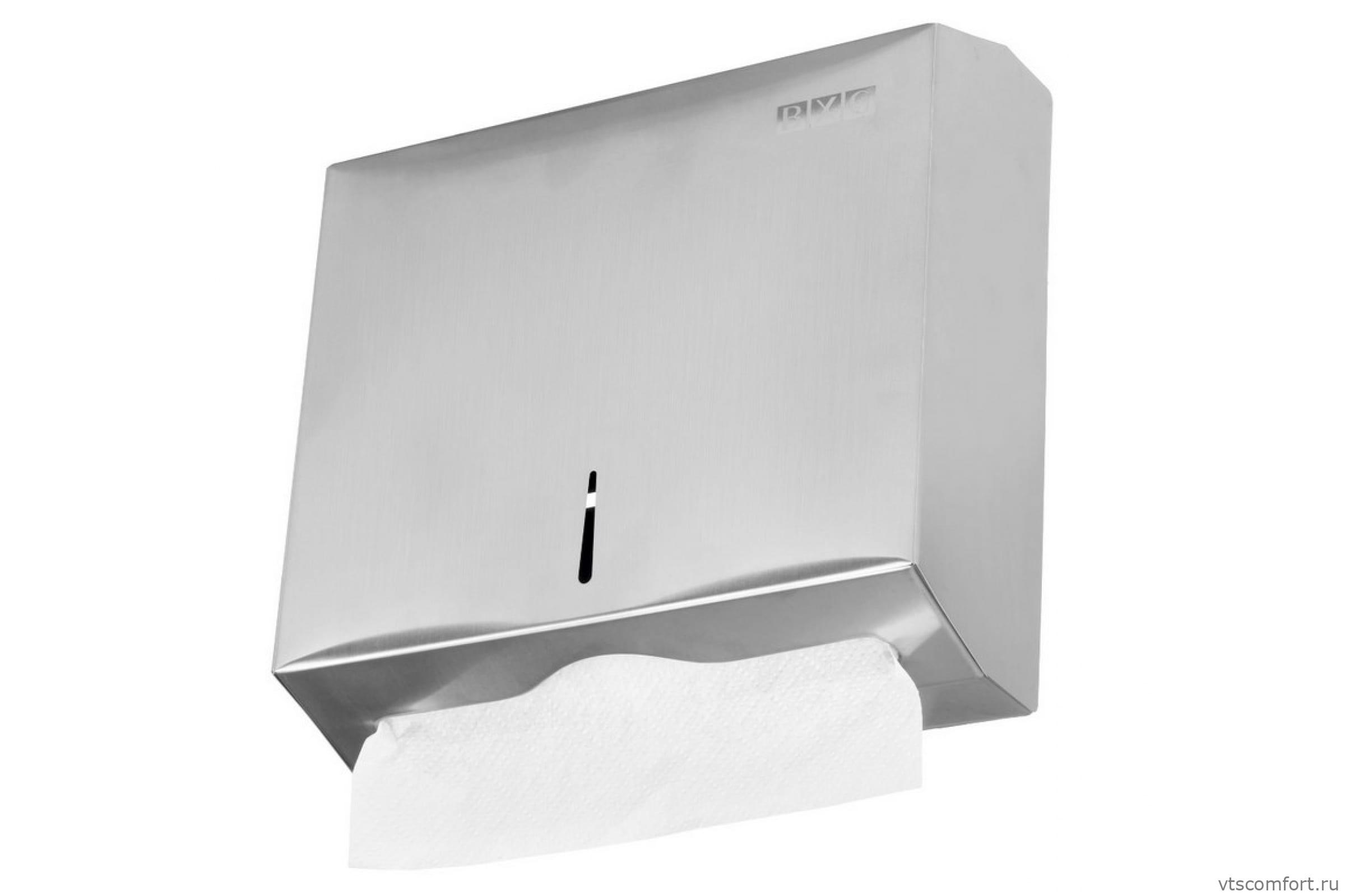 Фото Диспенсер для бумажных полотенец BXG PD-5003A матовая нержавеющая сталь Изображение Диспенсер для бумажных полотенец BXG PD-5003A матовая нержавеющая сталь