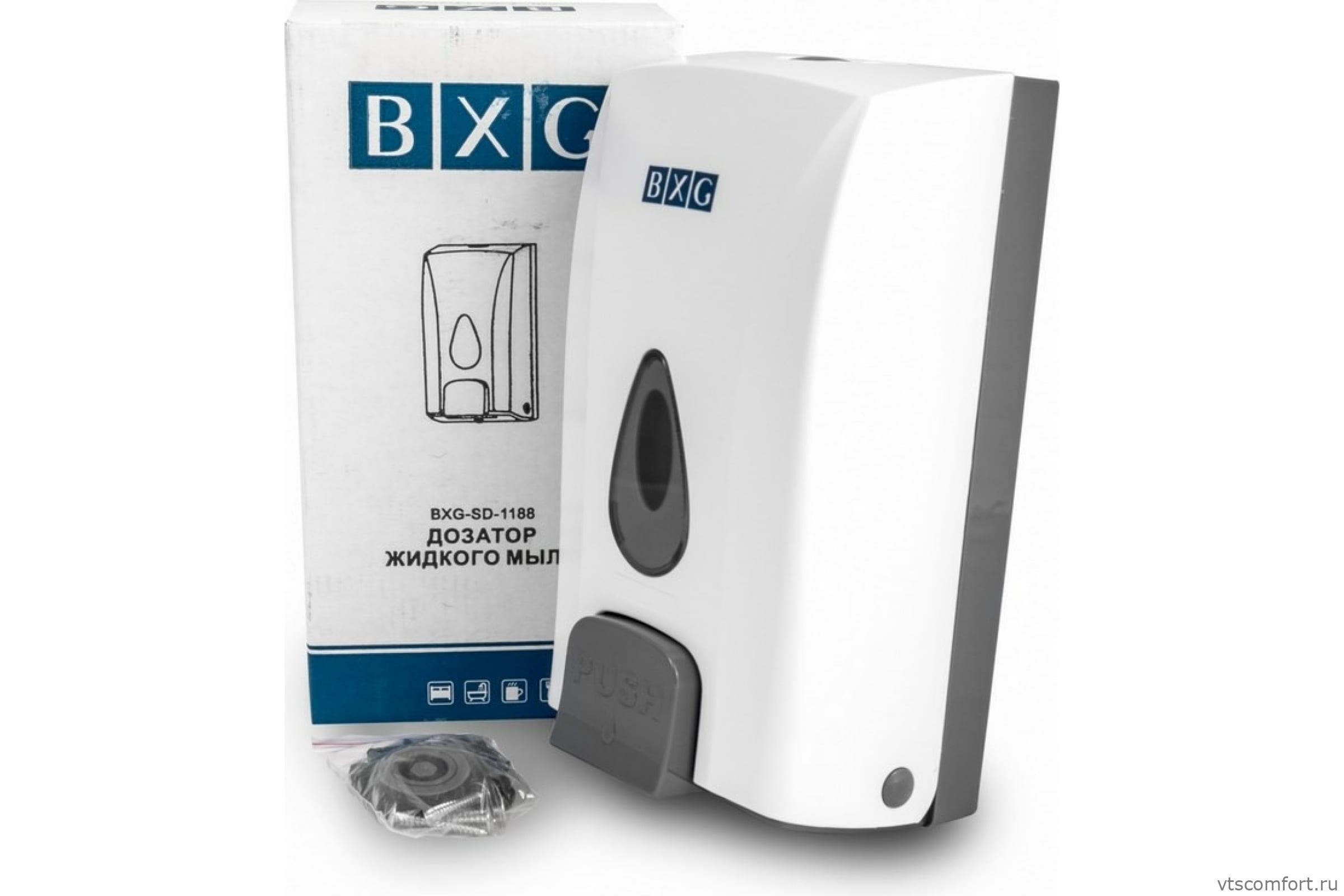 Фото Дозатор жидкого мыла BXG-SD-1188 1000 мл белый пластик Изображение Дозатор жидкого мыла BXG-SD-1188 1000 мл белый пластик