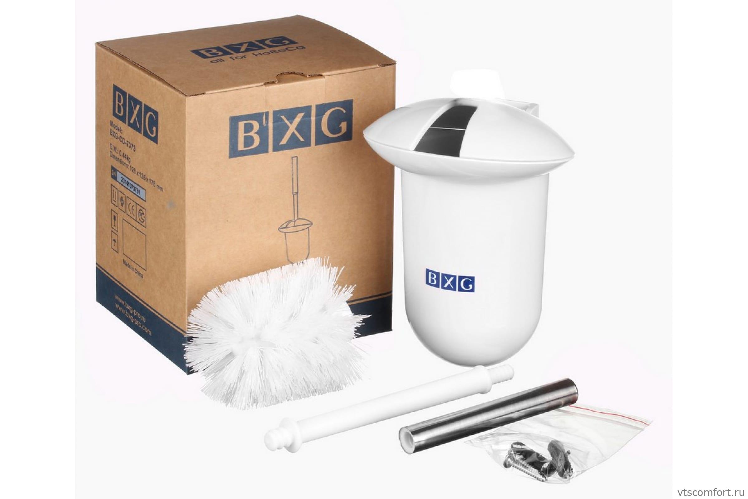 Фото Ерш туалетный настенный BXG-CD-7373 белый Изображение Ерш туалетный настенный BXG-CD-7373 белый