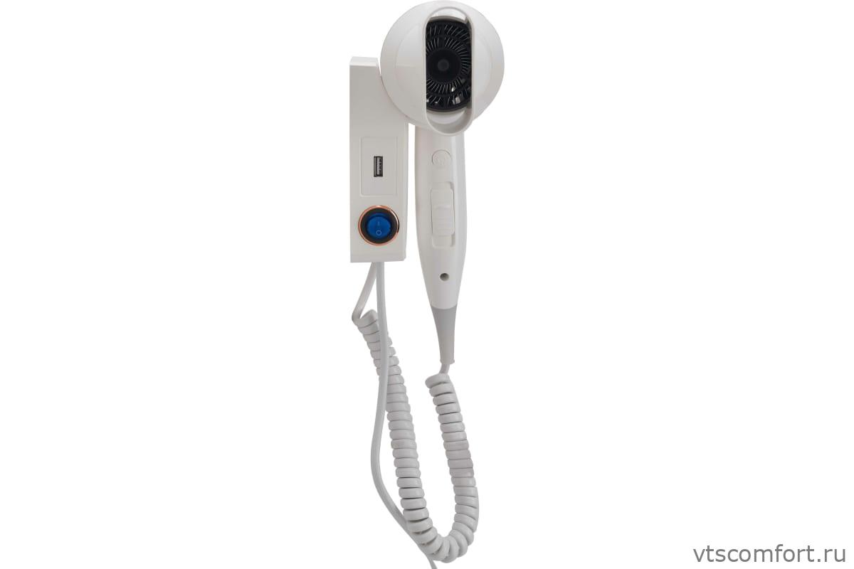 Фото BXG-1600H1 фен для волос 1800Вт белый настенный Изображение BXG-1600H1 фен для волос 1800Вт белый настенный