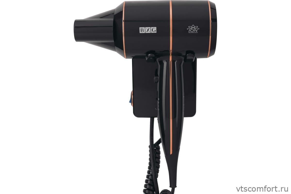 Фото BXG-1600H2 фен для волос 1800Вт черный настенный Изображение BXG-1600H2 фен для волос 1800Вт черный настенный