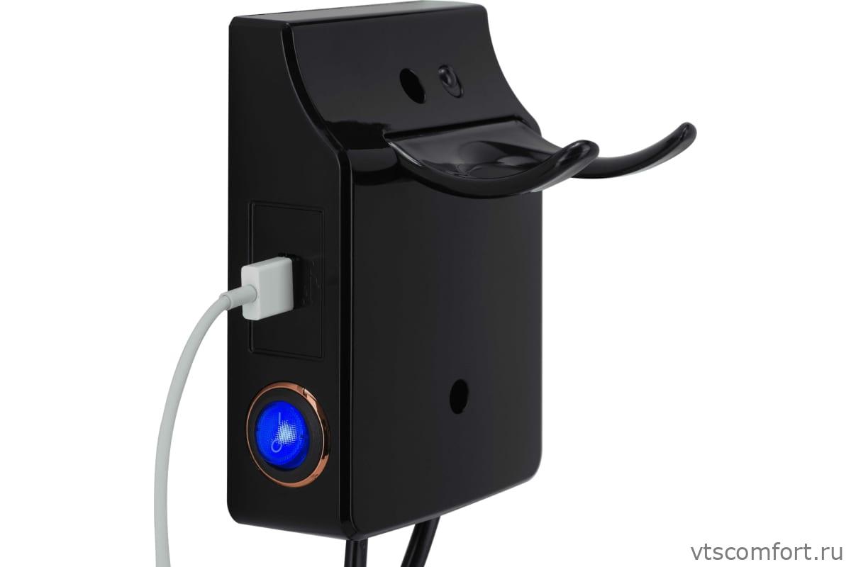 Фото BXG-1600H2 фен для волос 1800Вт черный настенный Изображение BXG-1600H2 фен для волос 1800Вт черный настенный